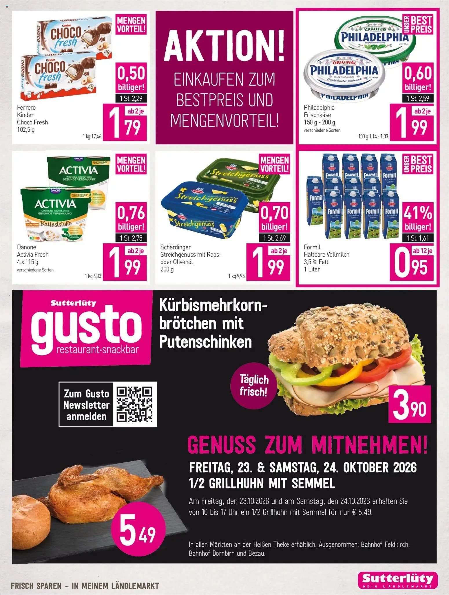Sutterlüty Flugblatt