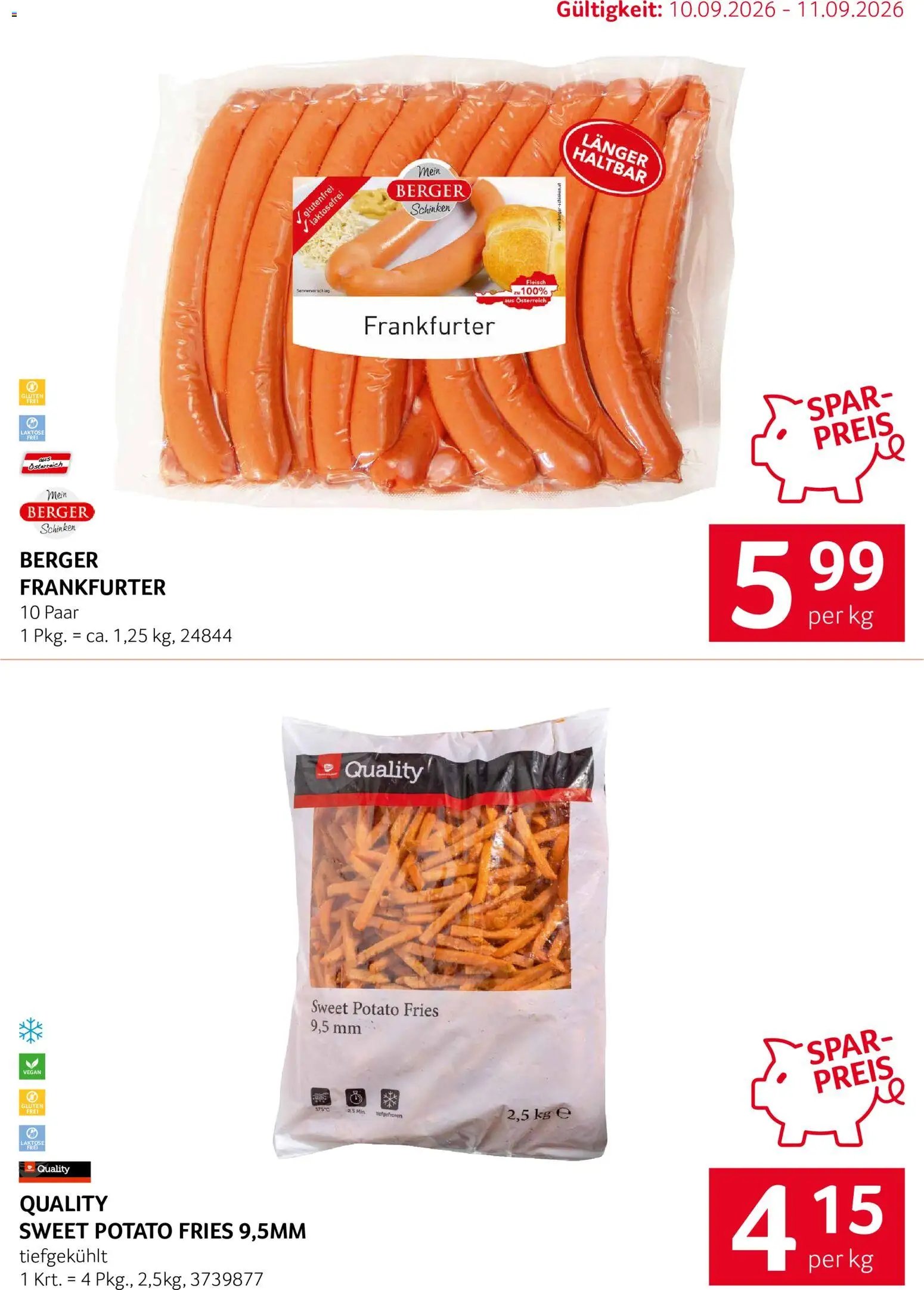 Transgourmet Spar Tage - 10%