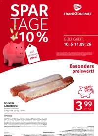 Transgourmet Spar Tage - 10%