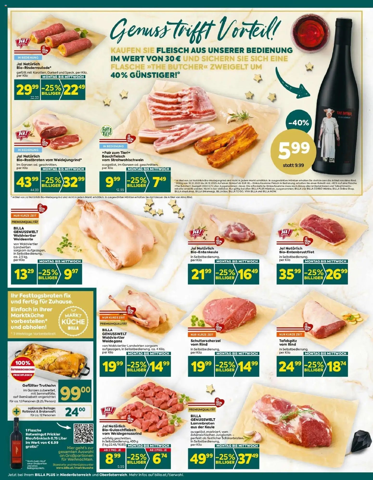 Billa Plus Flugblatt - Niederösterreich