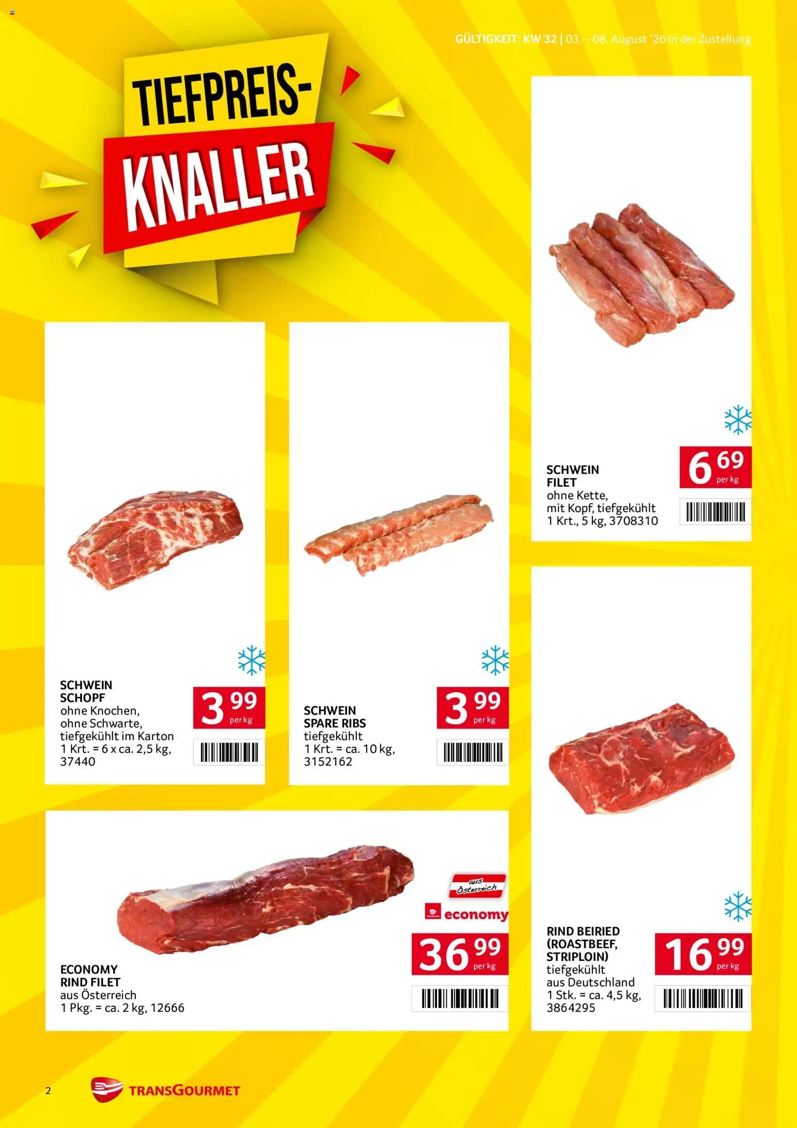 Transgourmet Zustellaktion