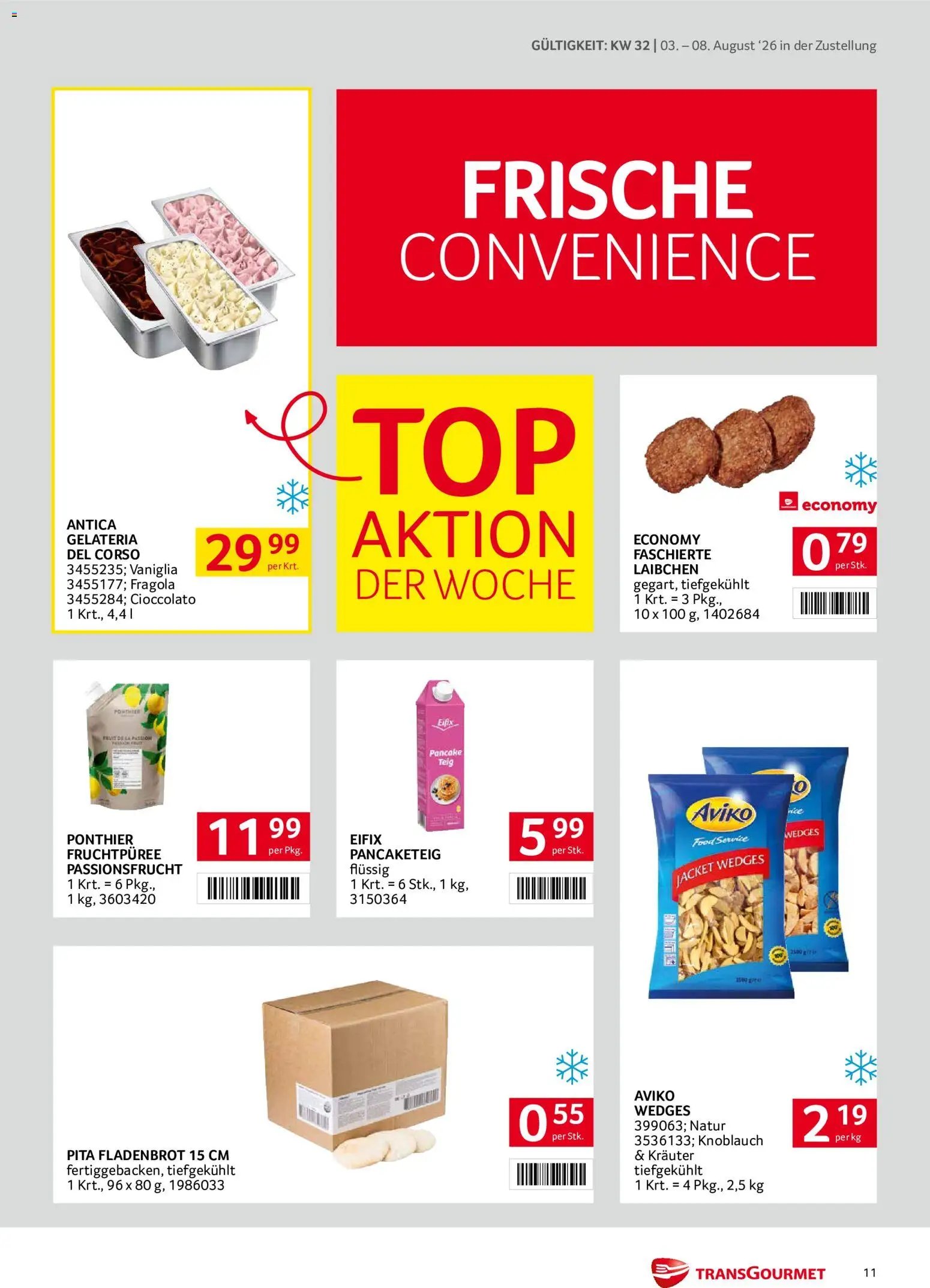 Transgourmet Zustellaktion
