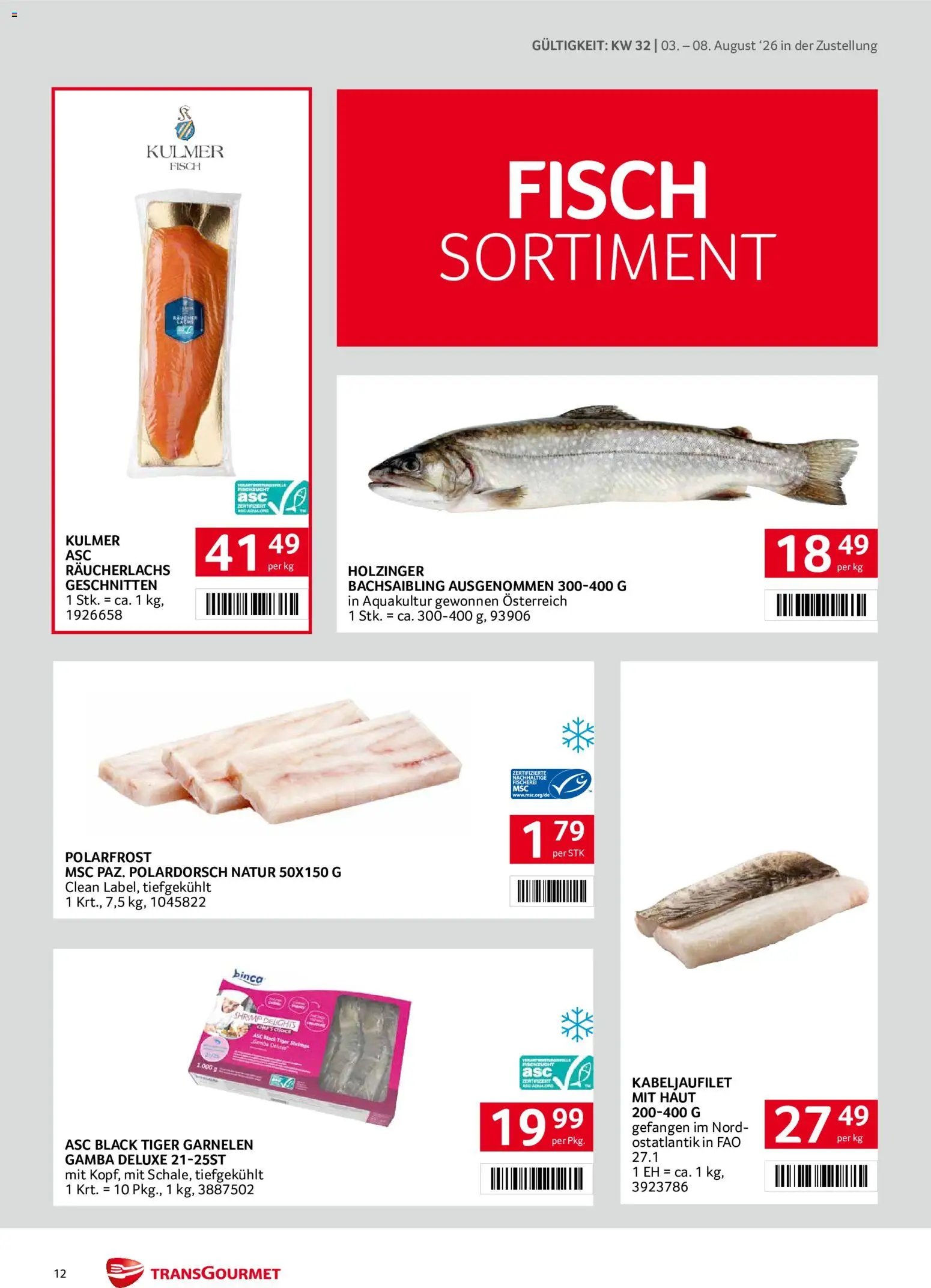 Transgourmet Zustellaktion