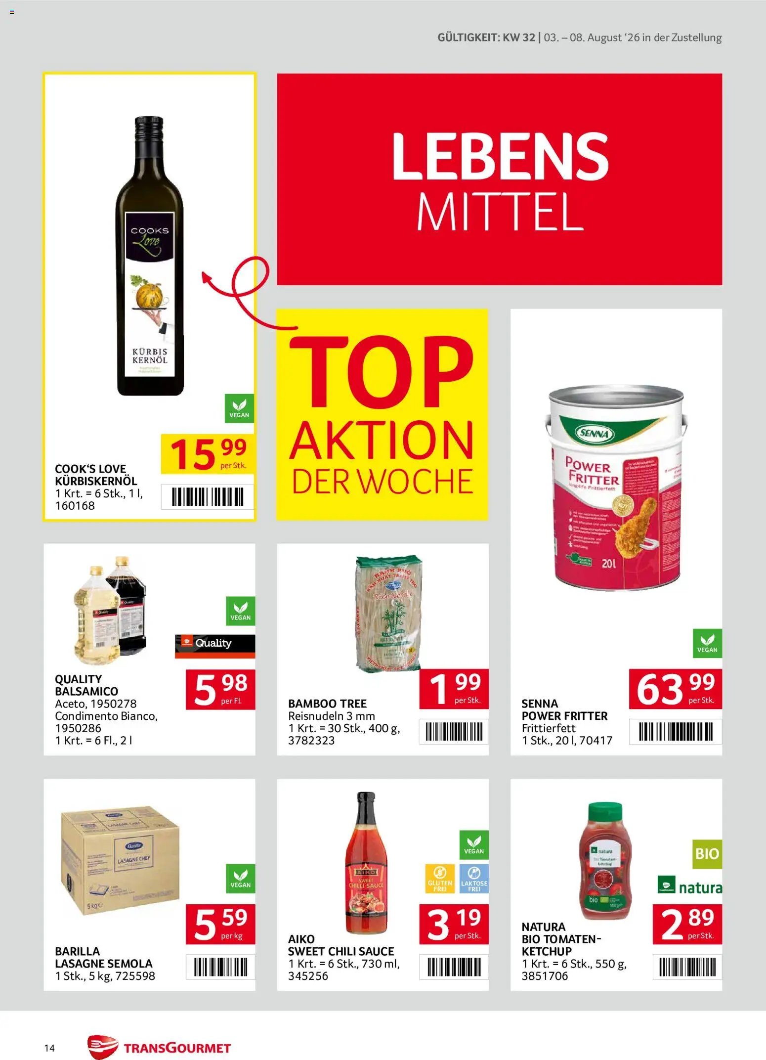 Transgourmet Zustellaktion