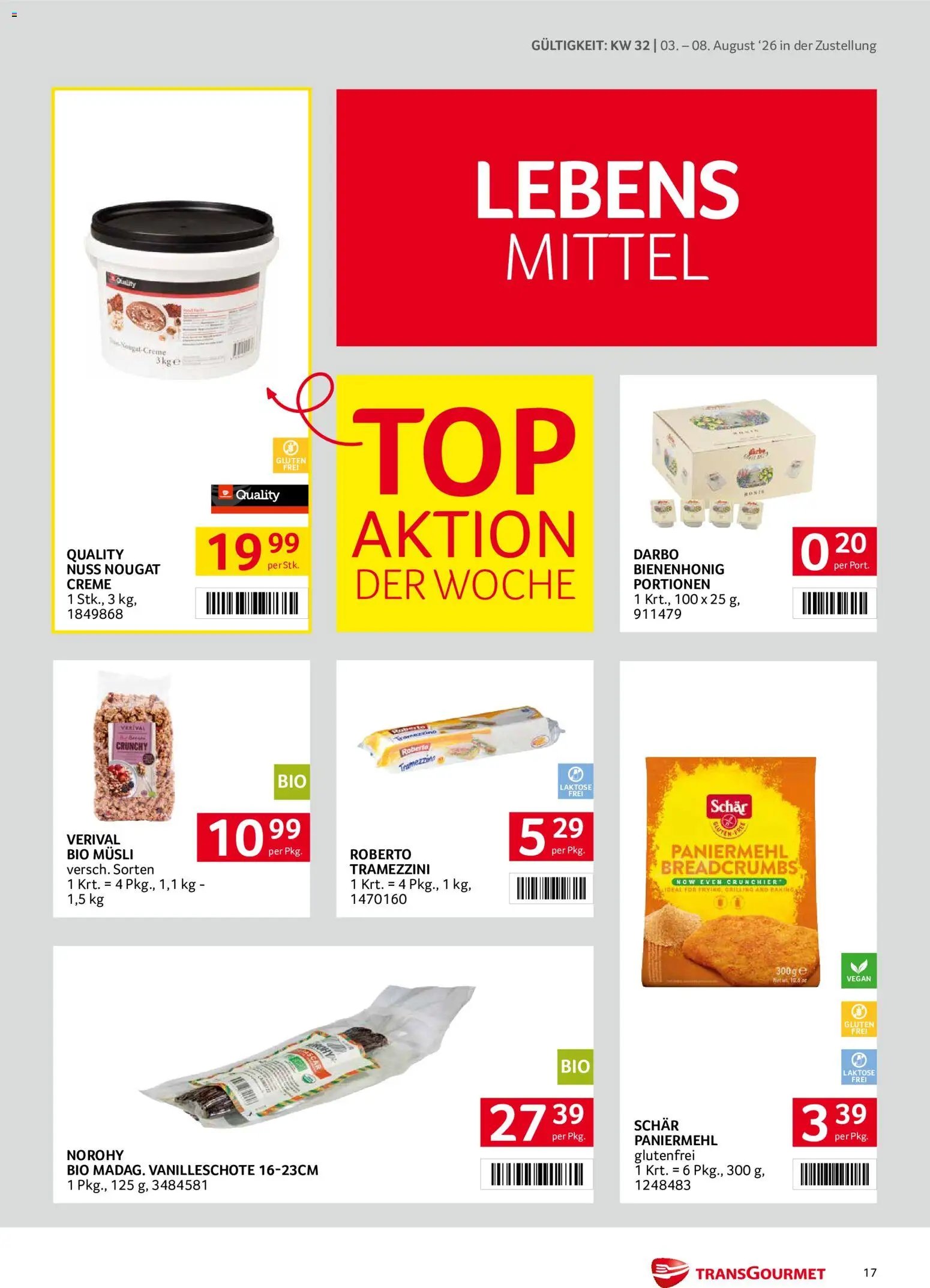 Transgourmet Zustellaktion