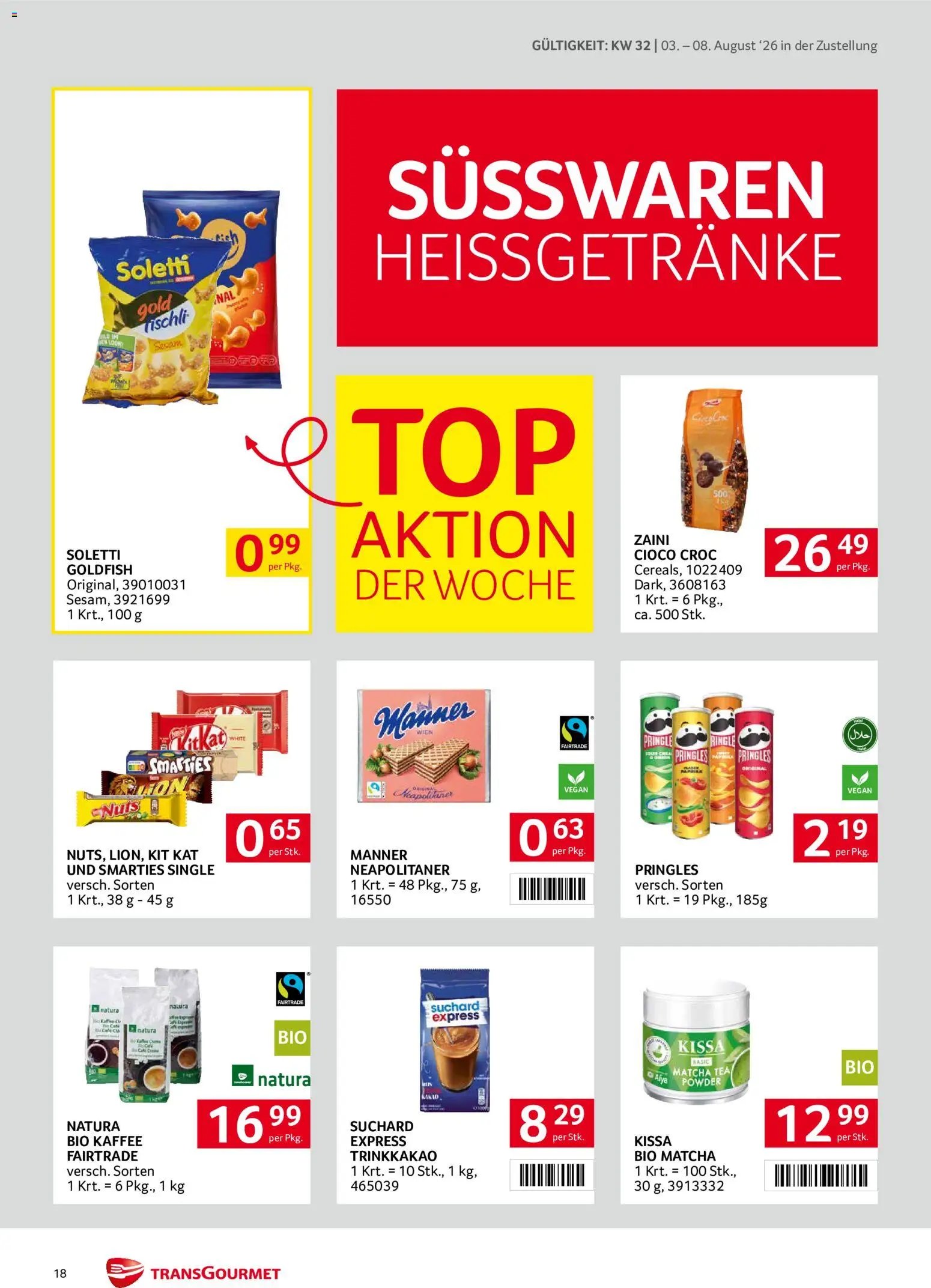 Transgourmet Zustellaktion