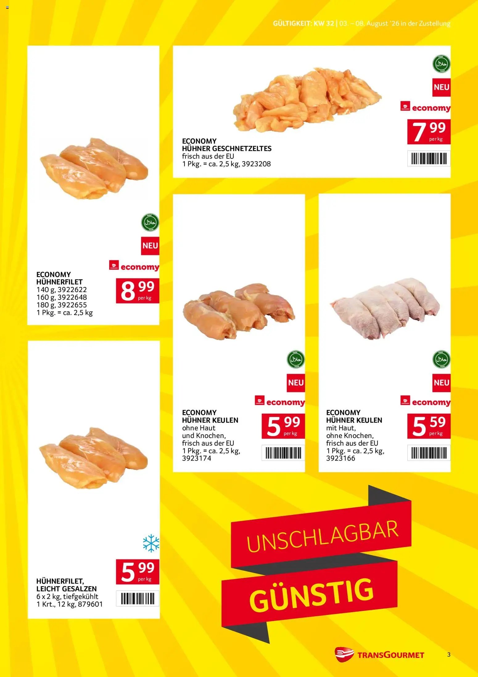 Transgourmet Zustellaktion