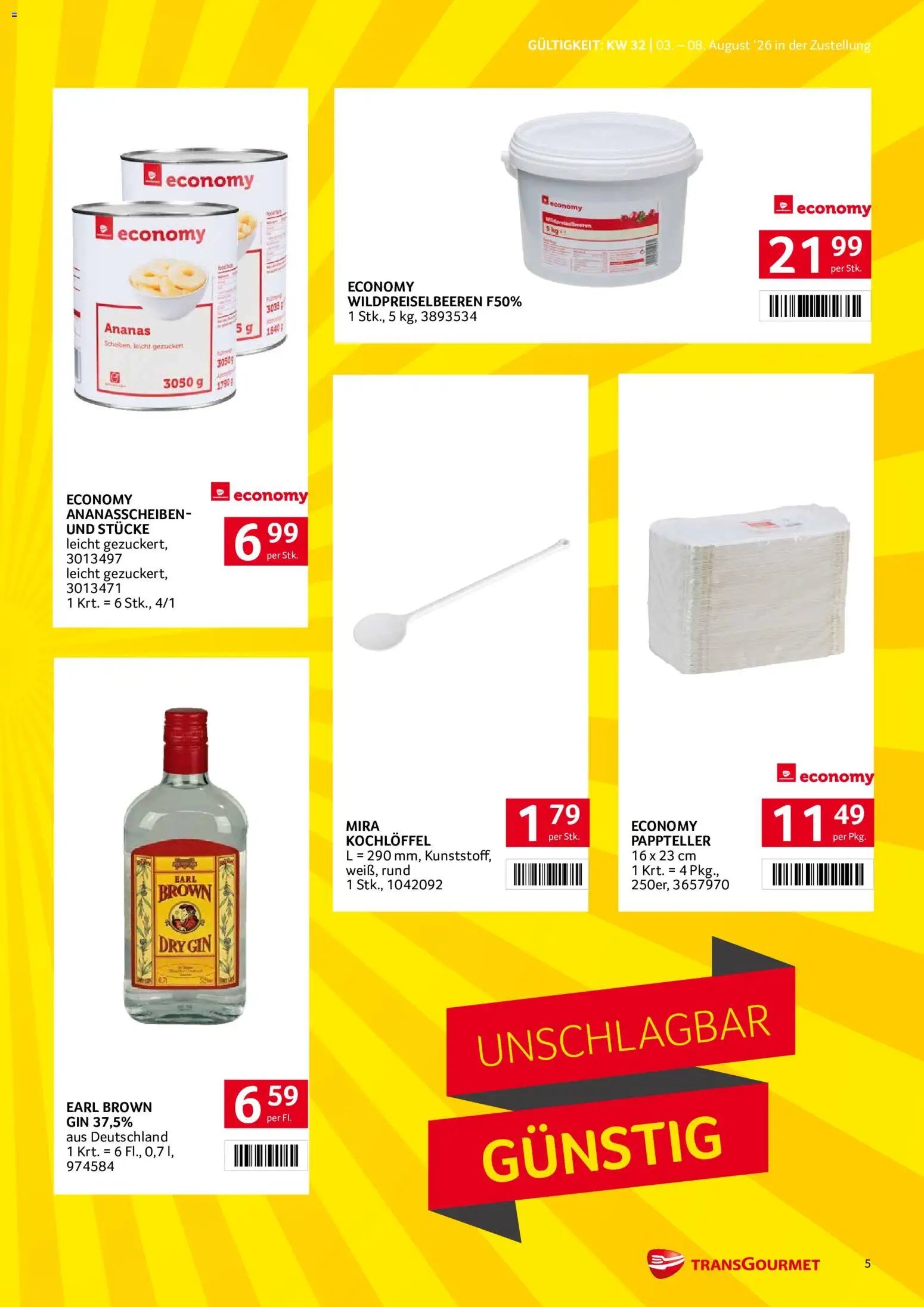 Transgourmet Zustellaktion
