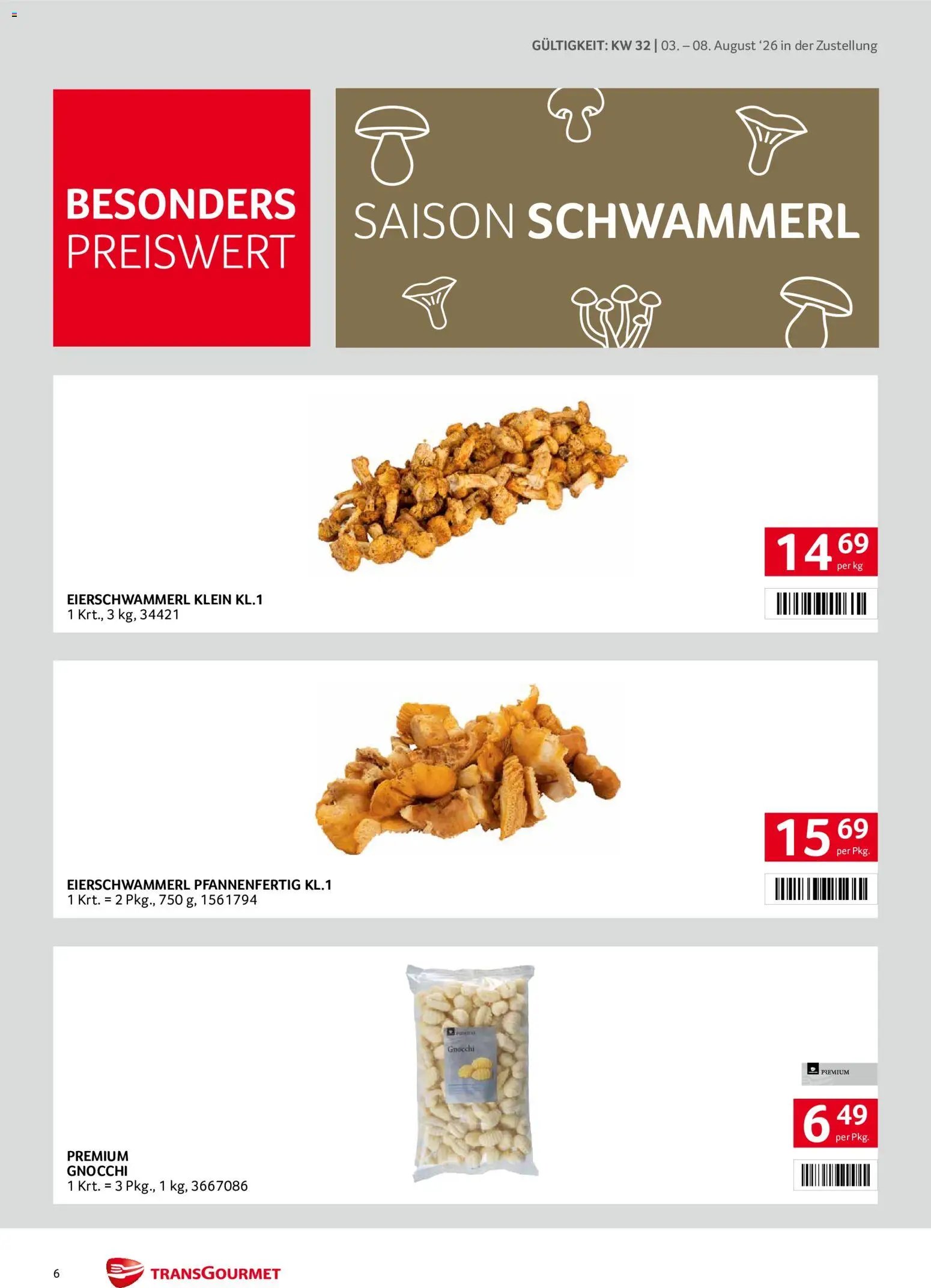 Transgourmet Zustellaktion