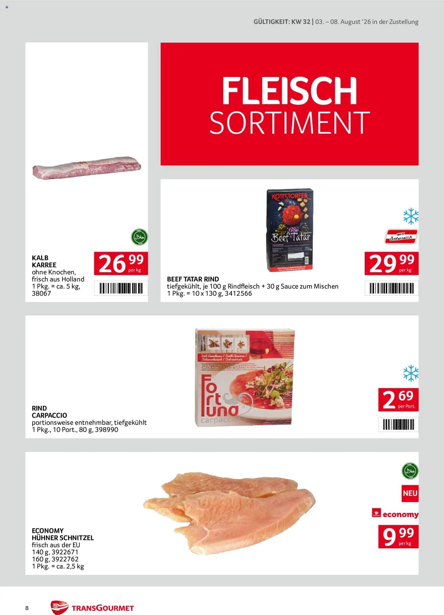 Transgourmet Zustellaktion