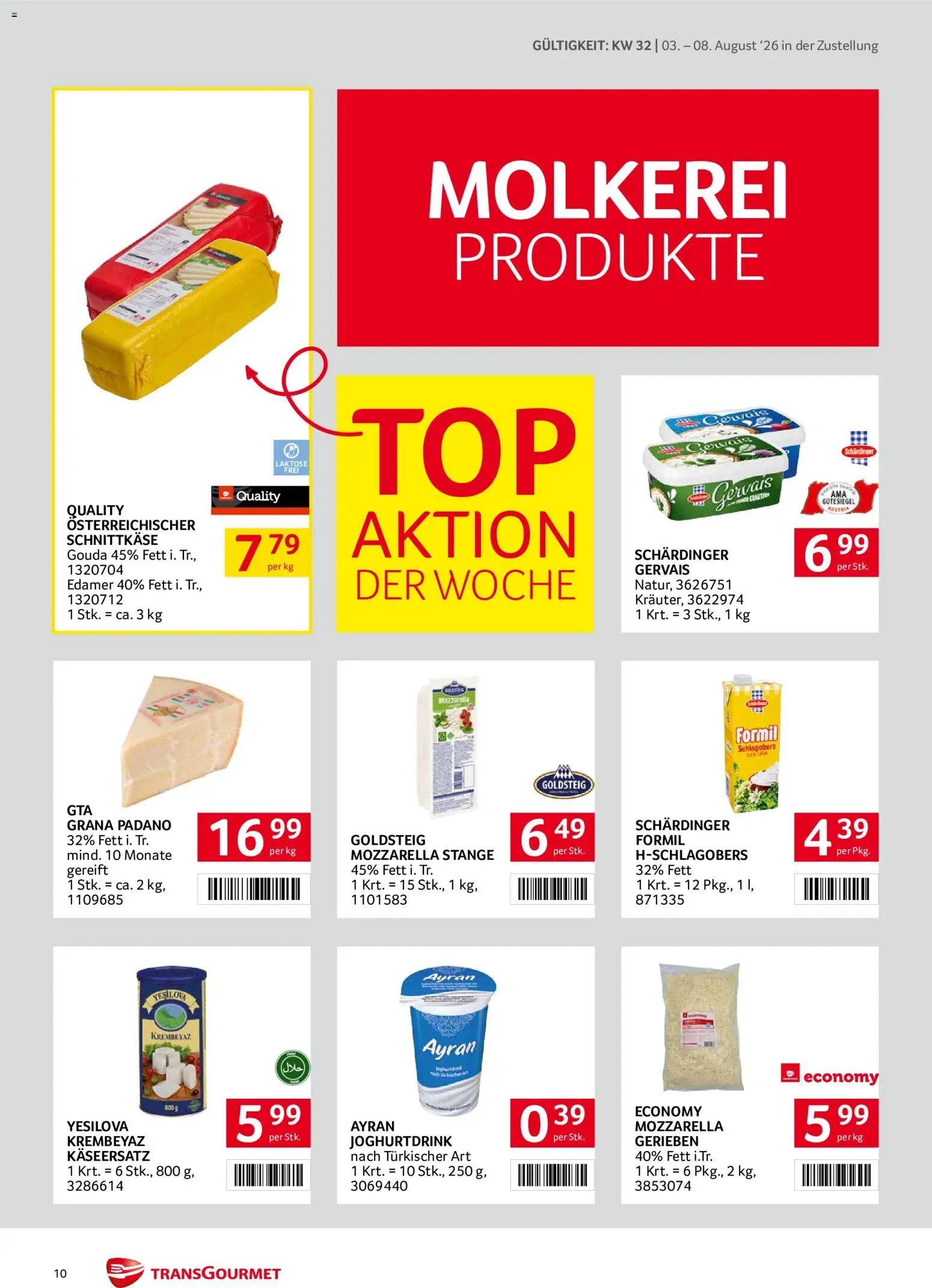 Transgourmet Zustellaktion