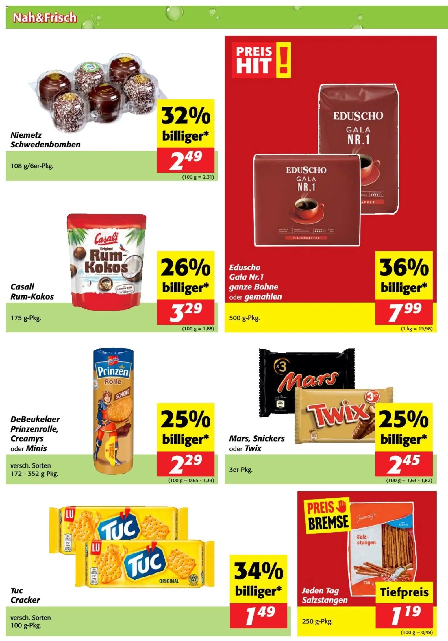 Nah und Frisch Flugblatt