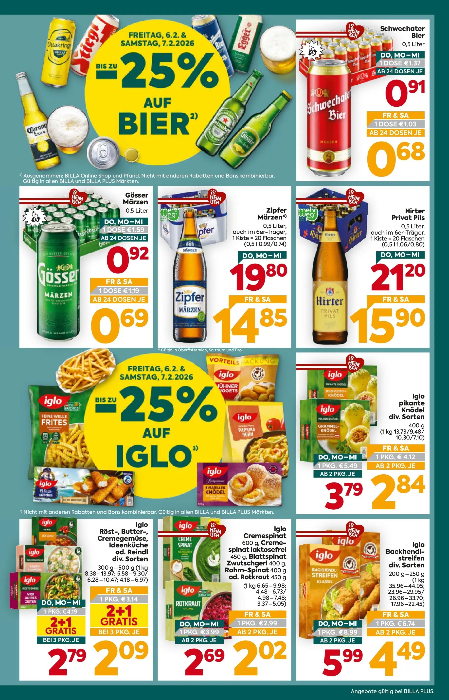 Billa Plus - BILLA PLUS: Flugblatt Salzburg