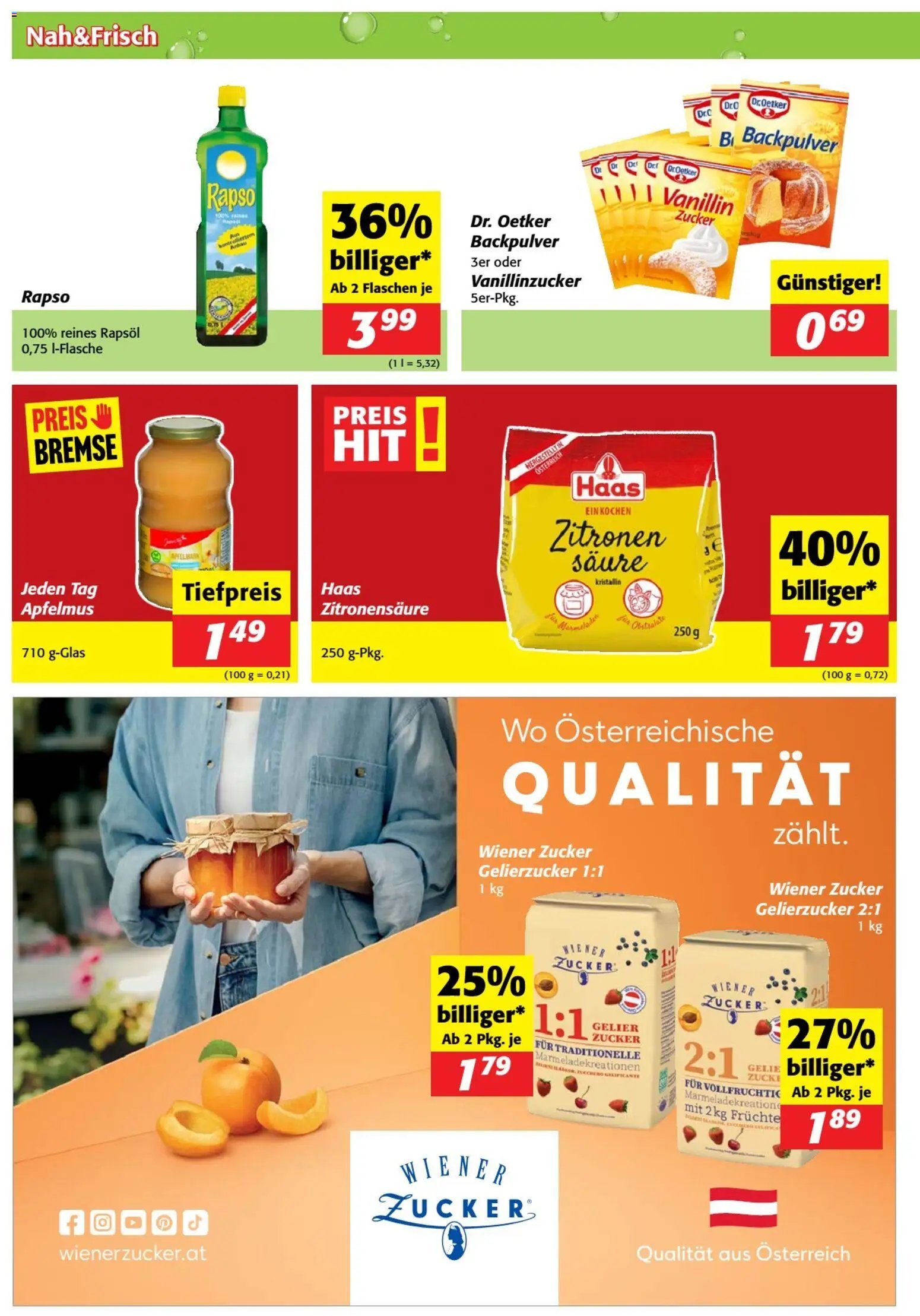 Nah und Frisch Flugblatt