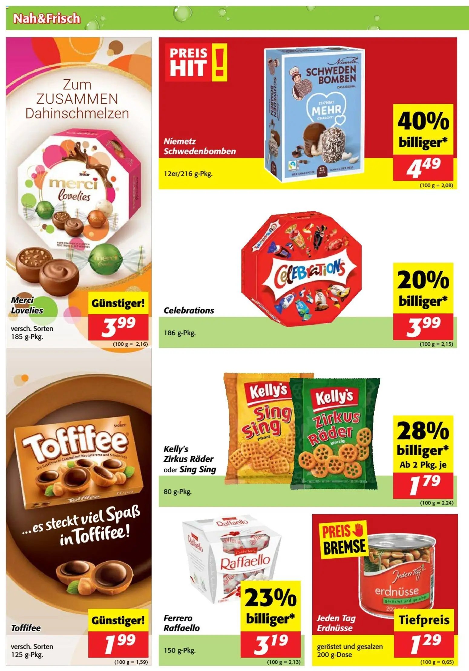 Nah und Frisch Flugblatt