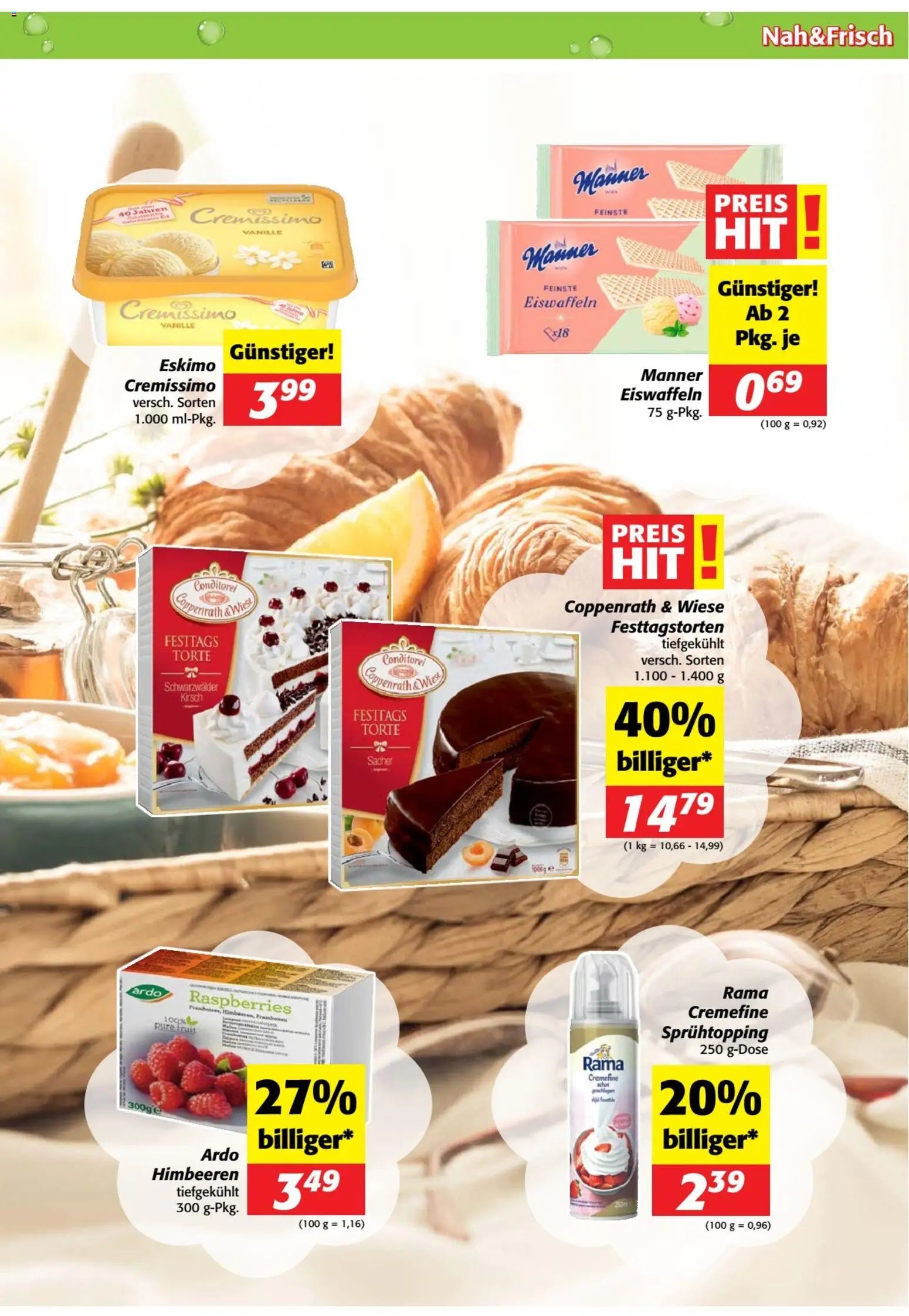 Nah und Frisch Flugblatt