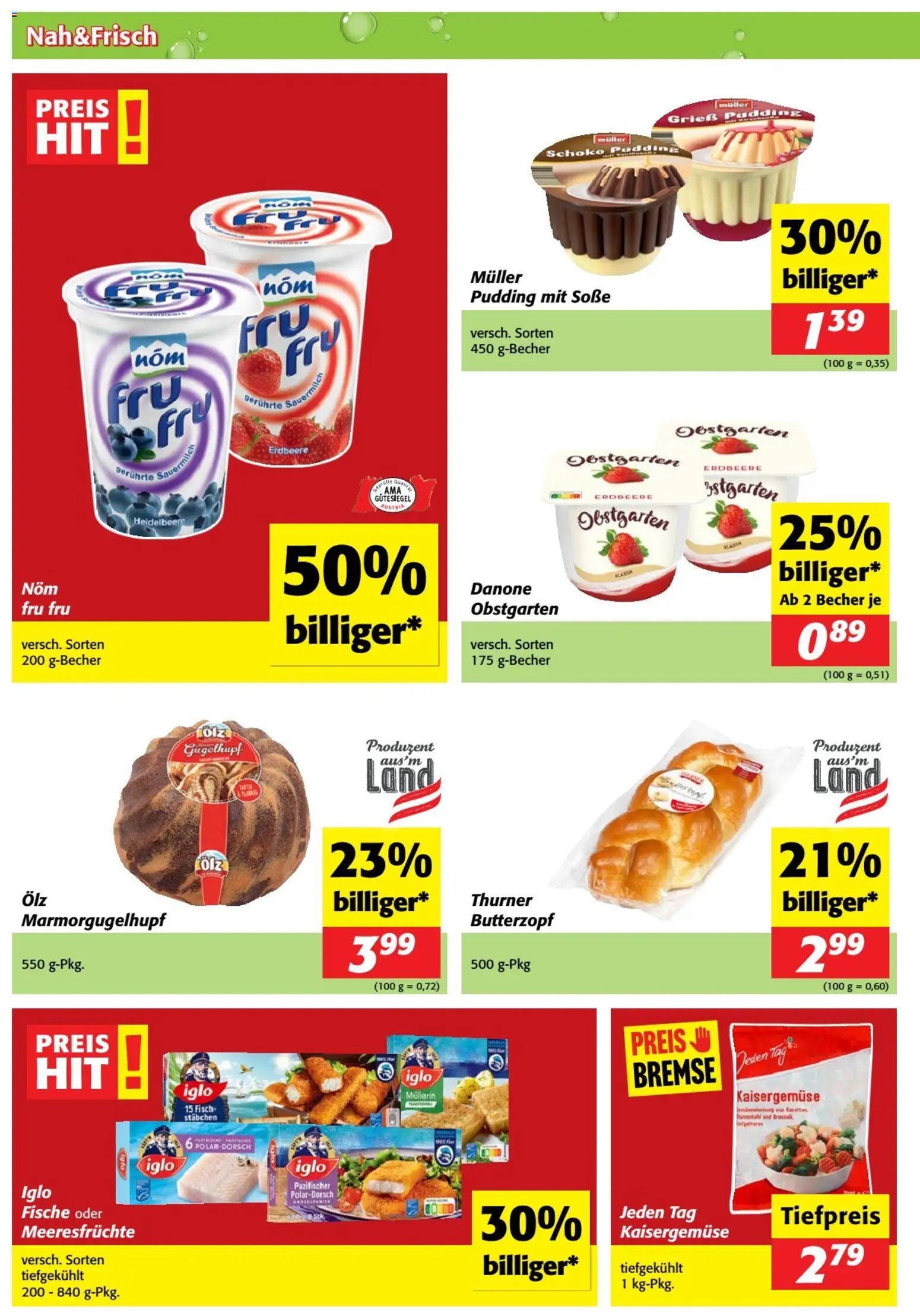 Nah und Frisch Flugblatt