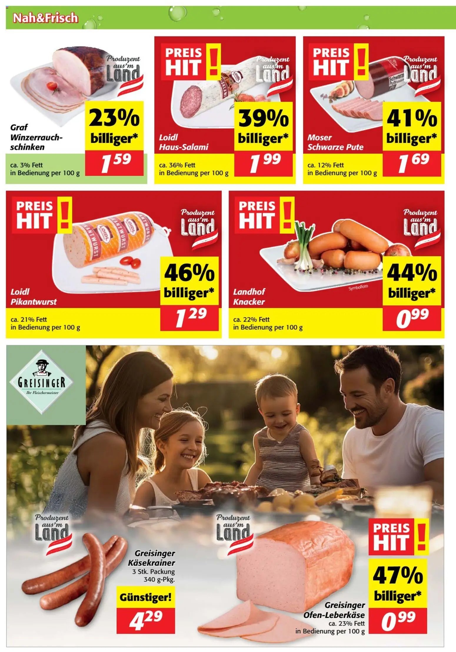 Nah und Frisch Flugblatt