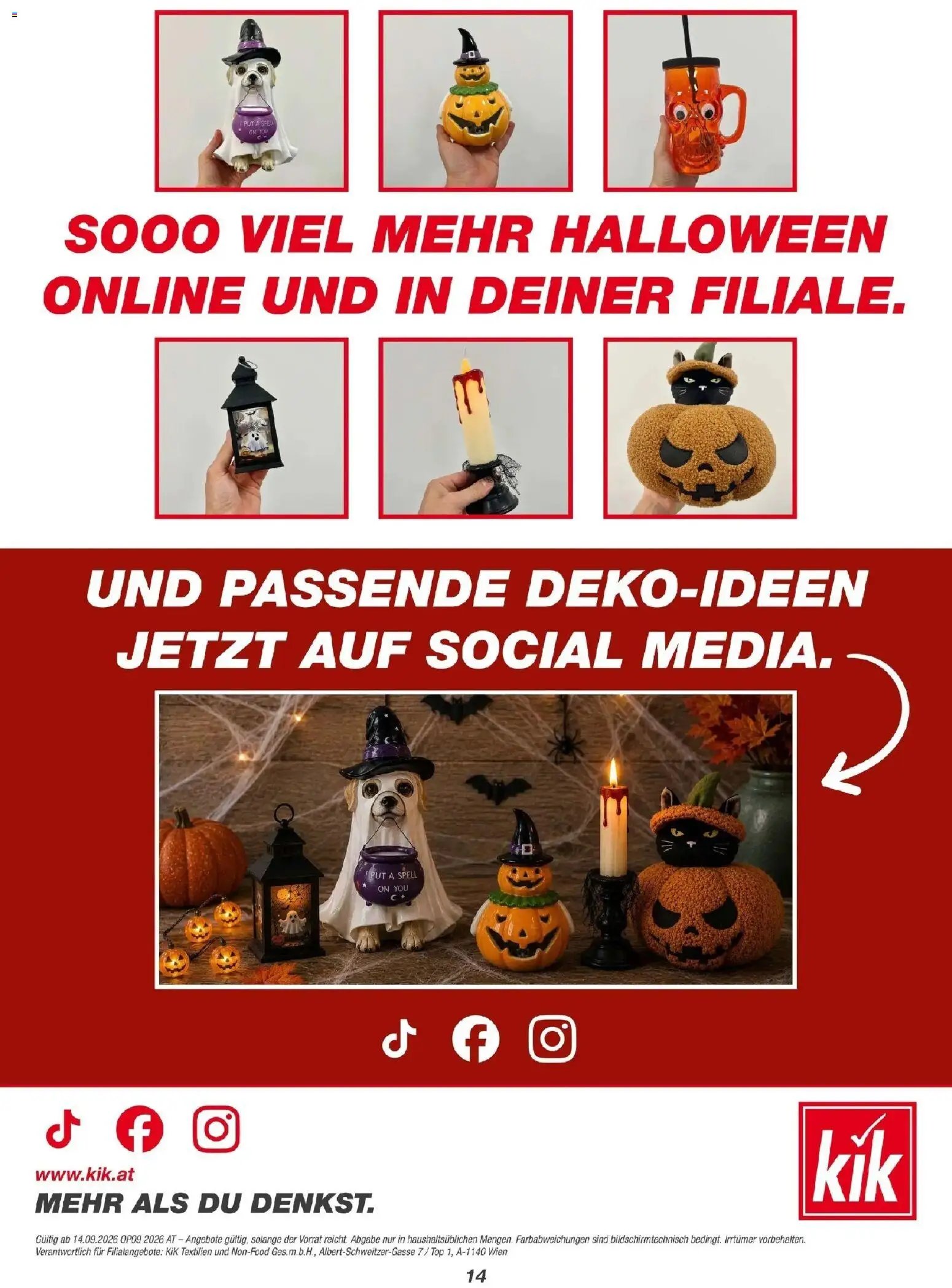 Kik - KiK: Mehr für den Herbst und die besonderen Momente