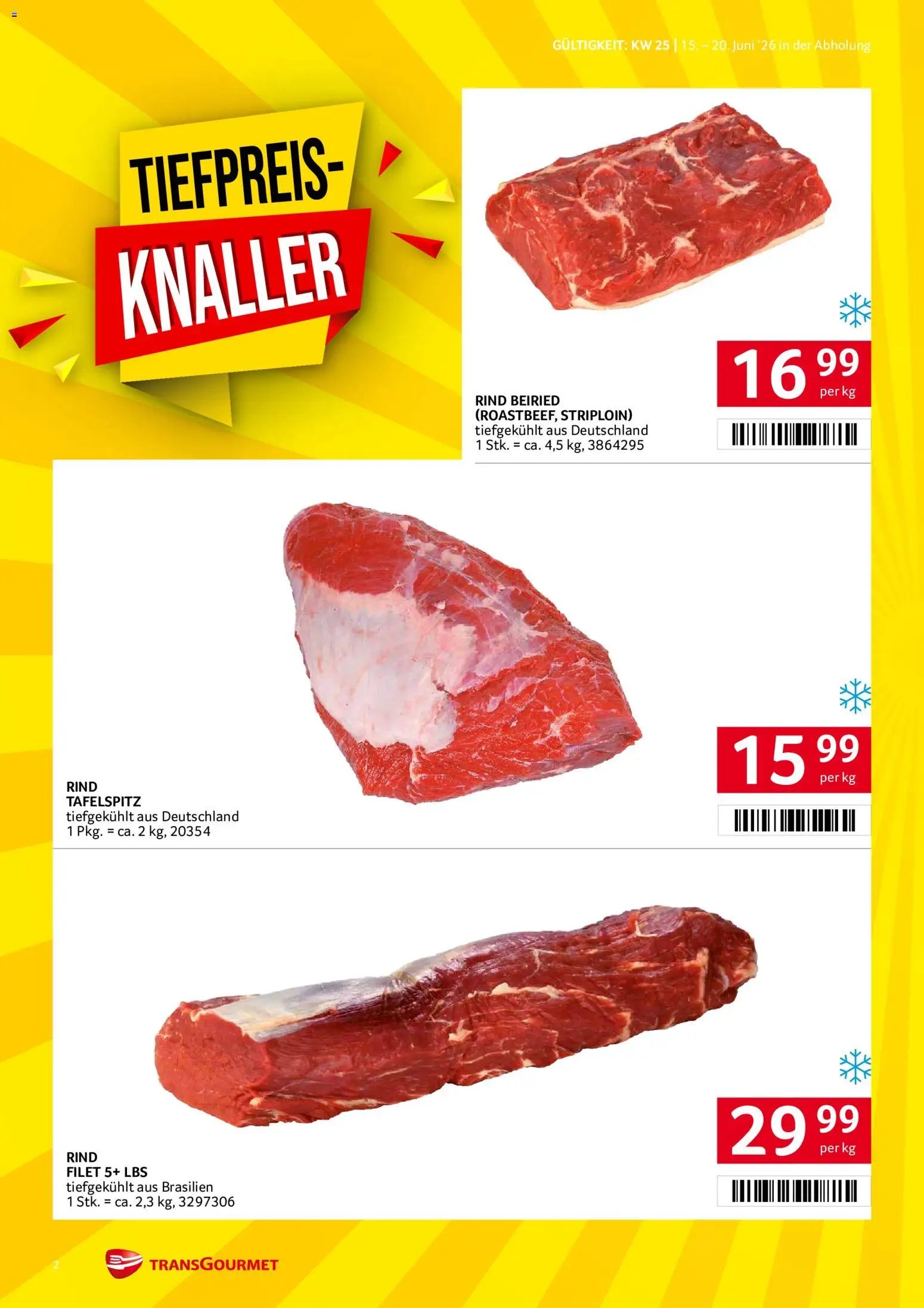 Transgourmet Flugblatt