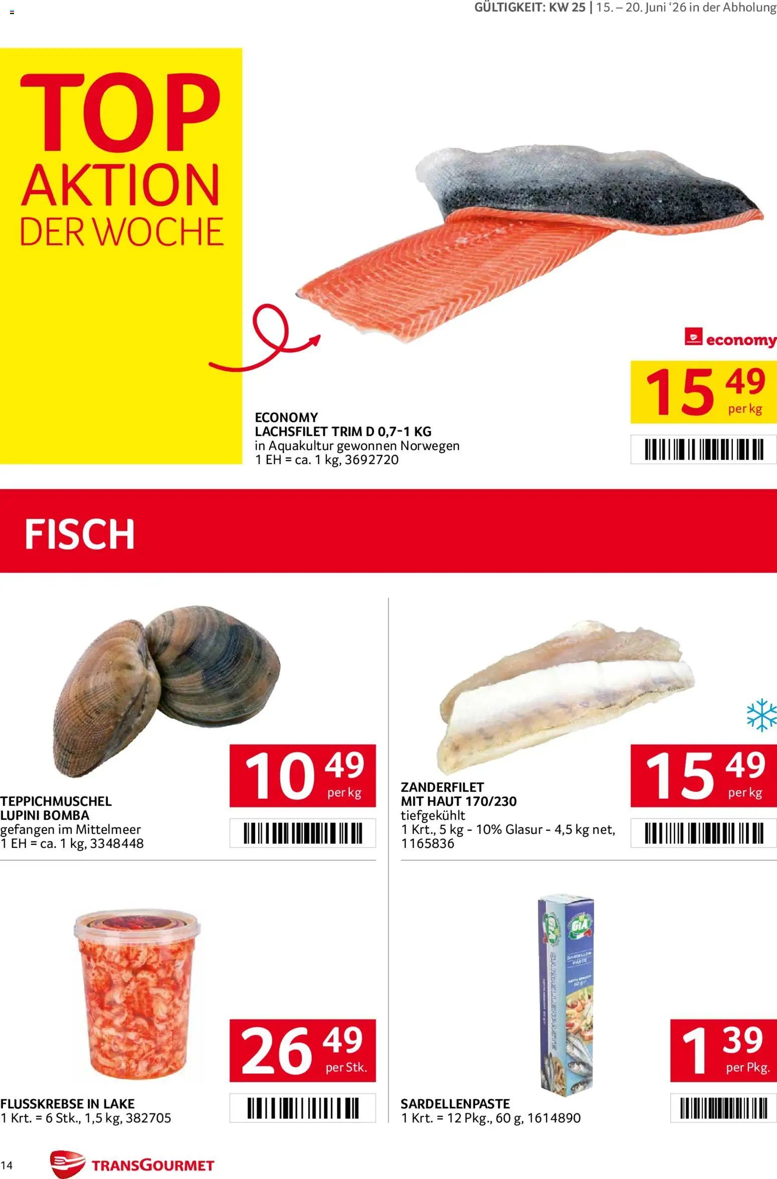 Transgourmet Flugblatt