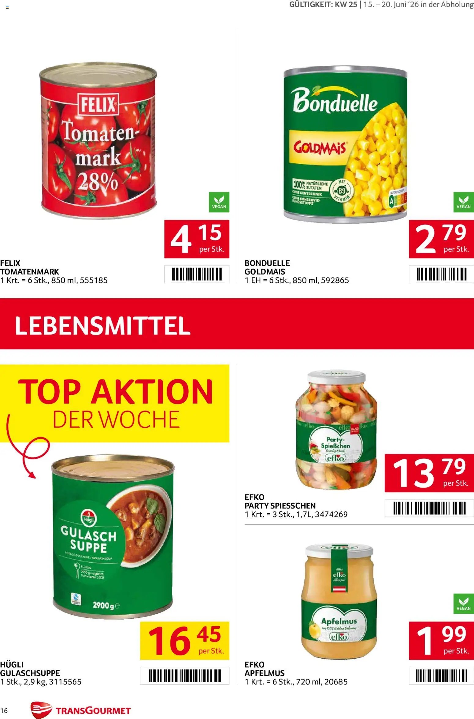 Transgourmet Flugblatt