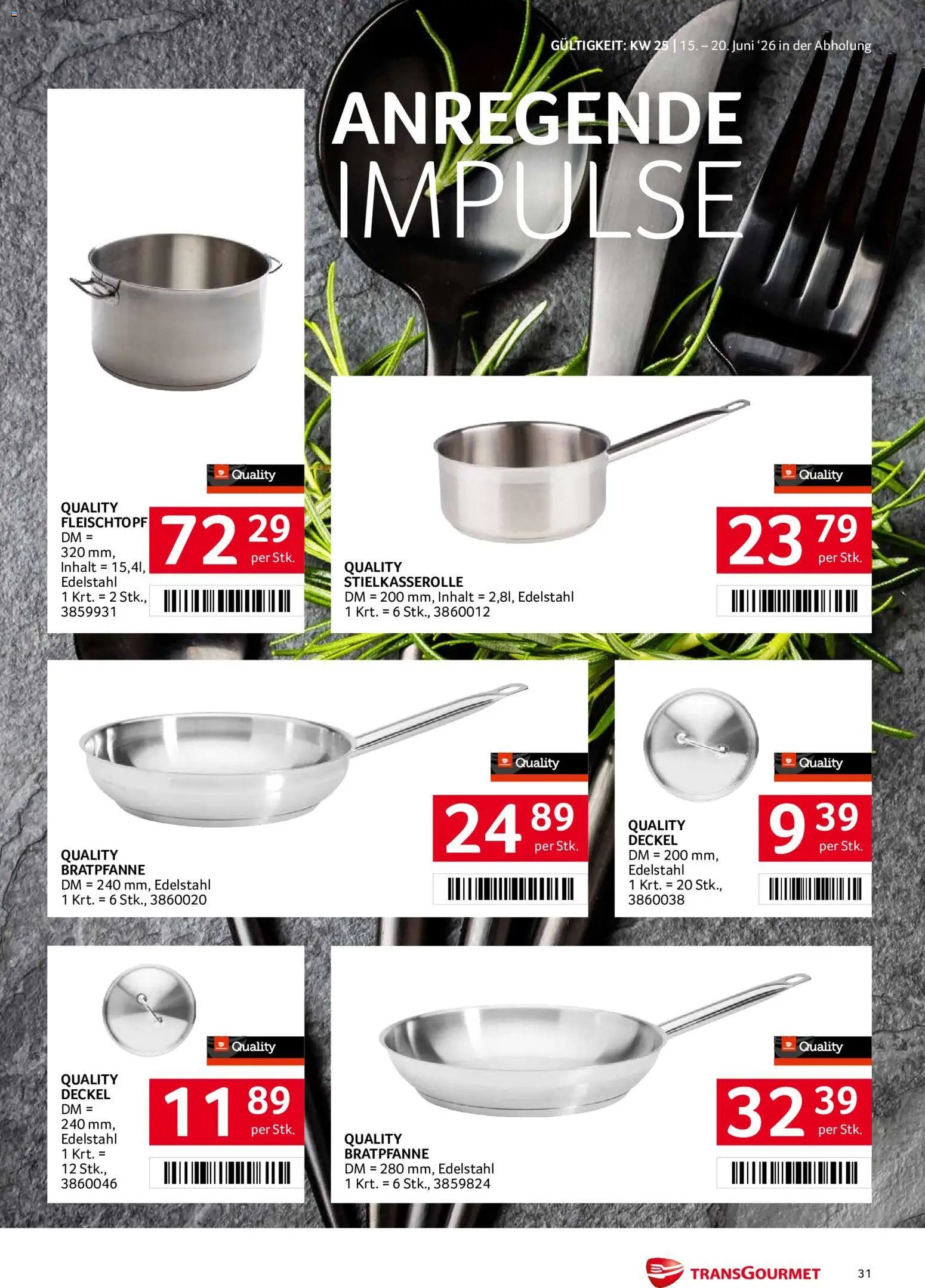 Transgourmet Flugblatt