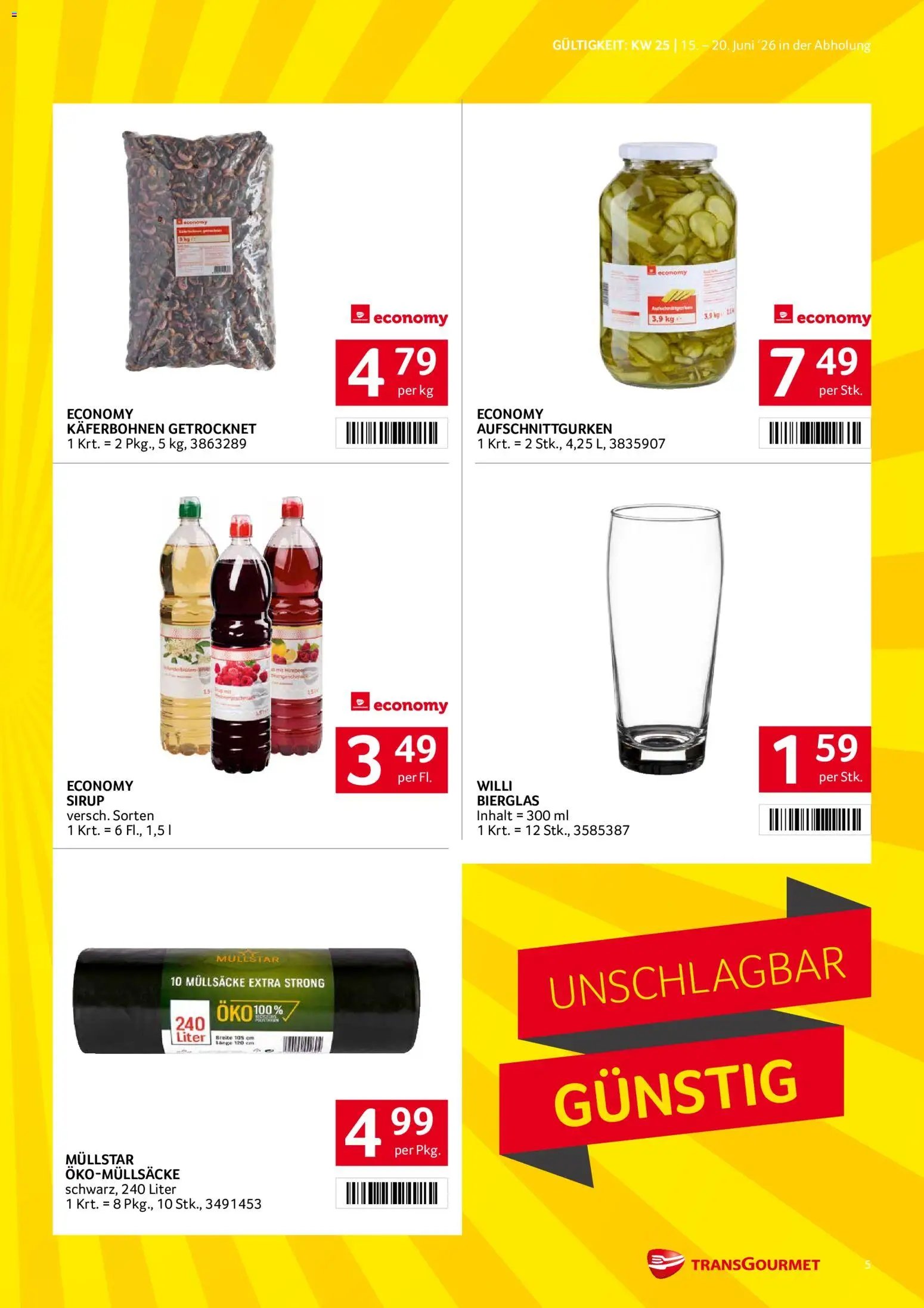 Transgourmet Flugblatt