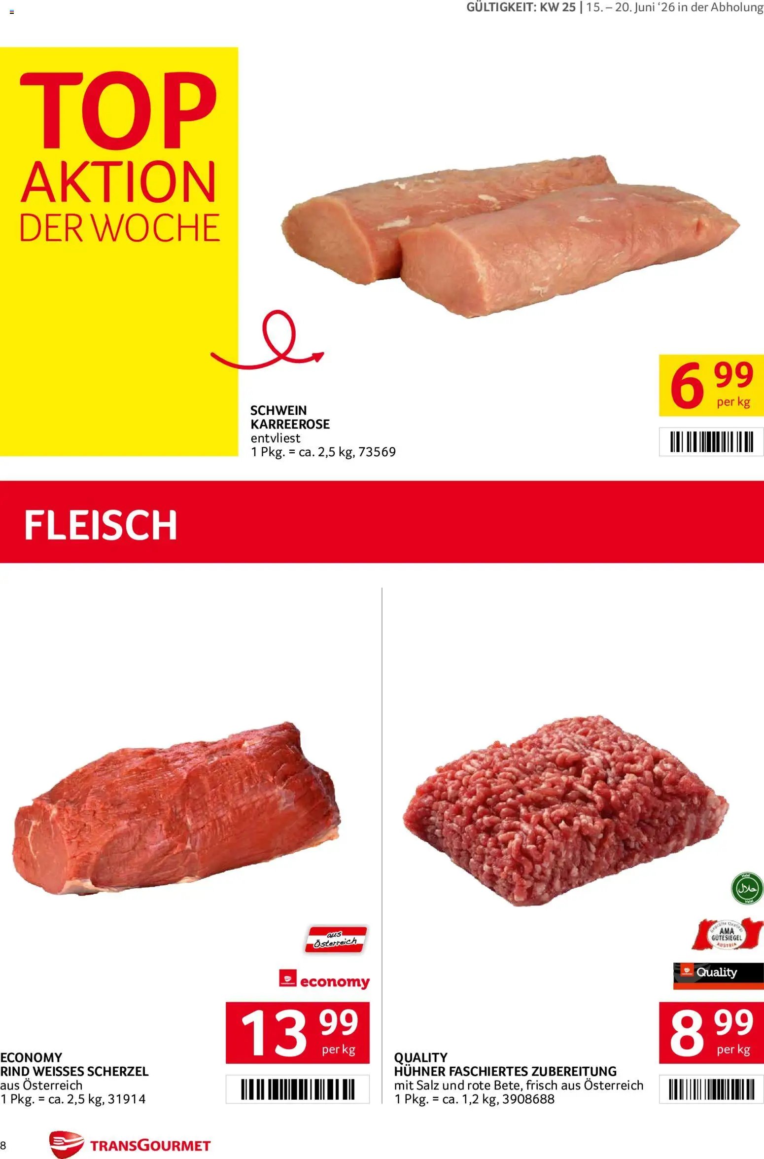Transgourmet Flugblatt