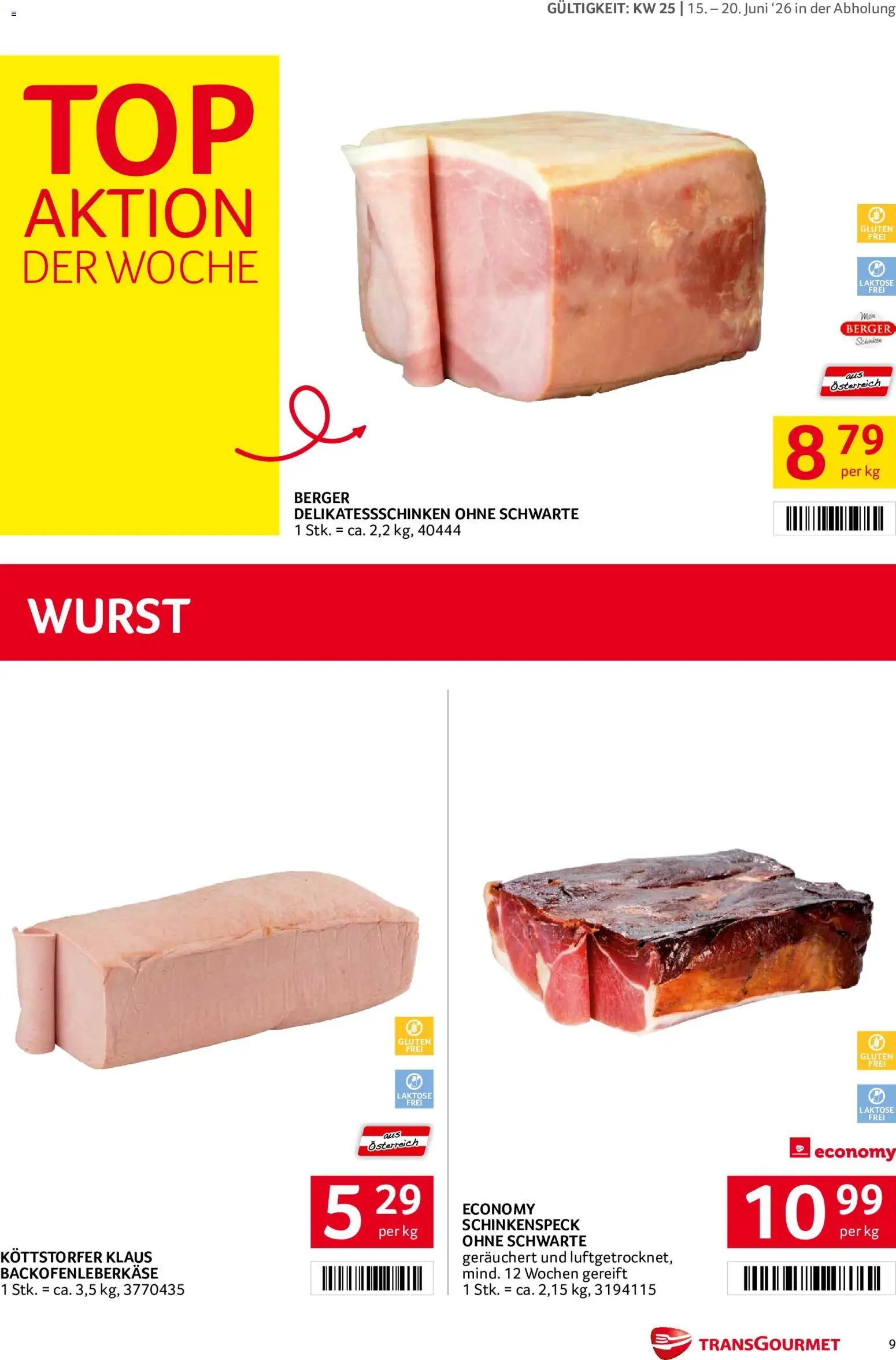 Transgourmet Flugblatt
