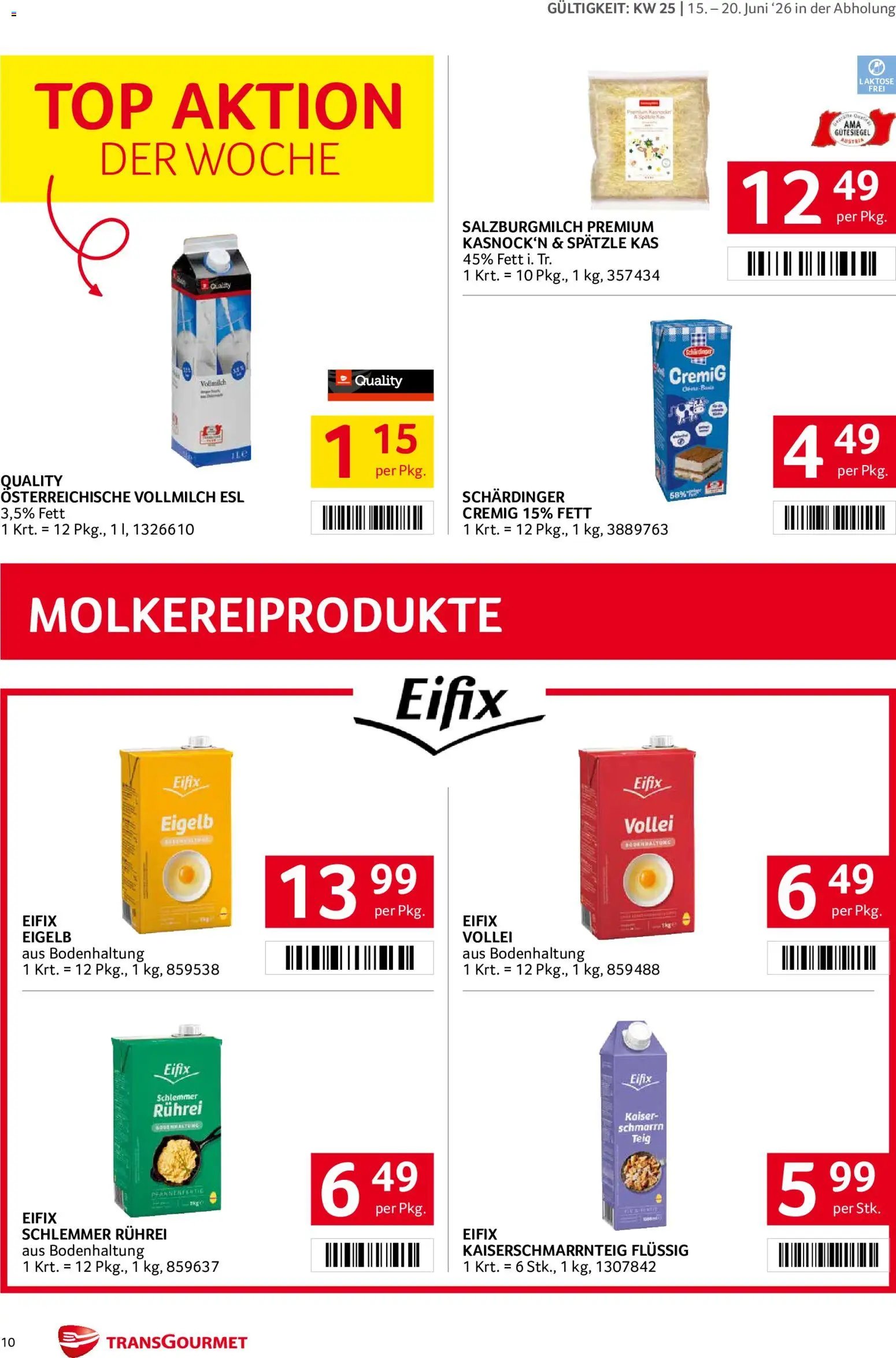 Transgourmet Flugblatt