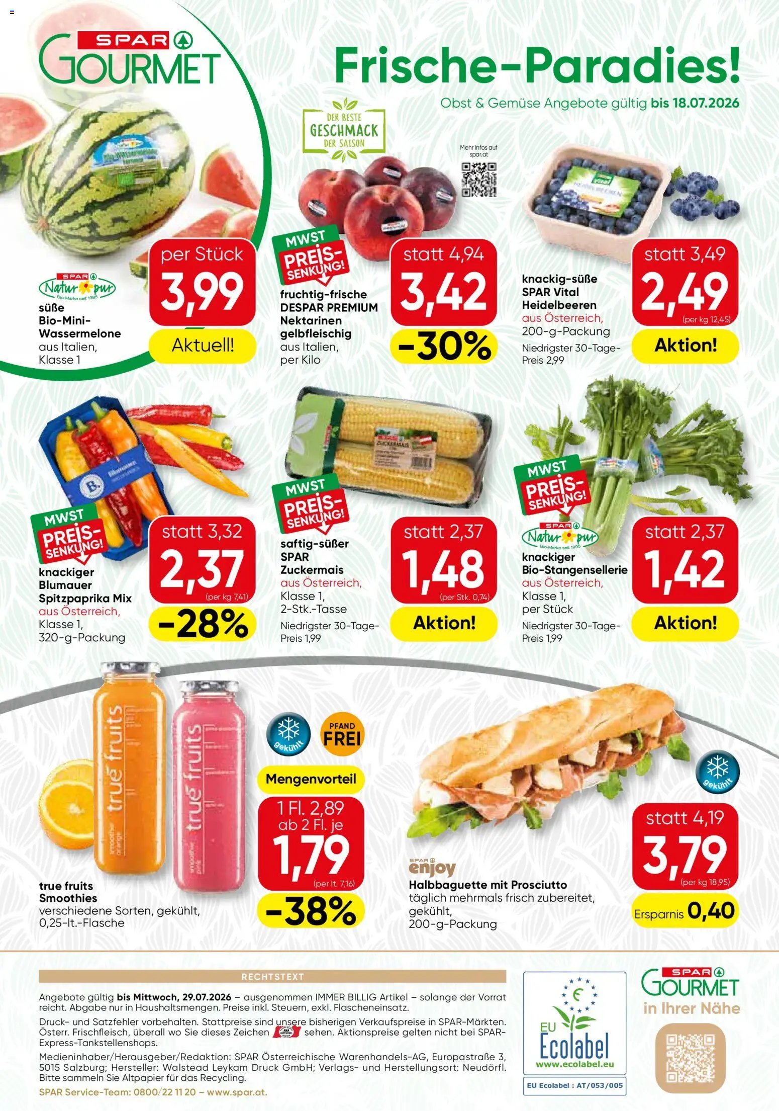 SPAR Gourmet Flugblatt
