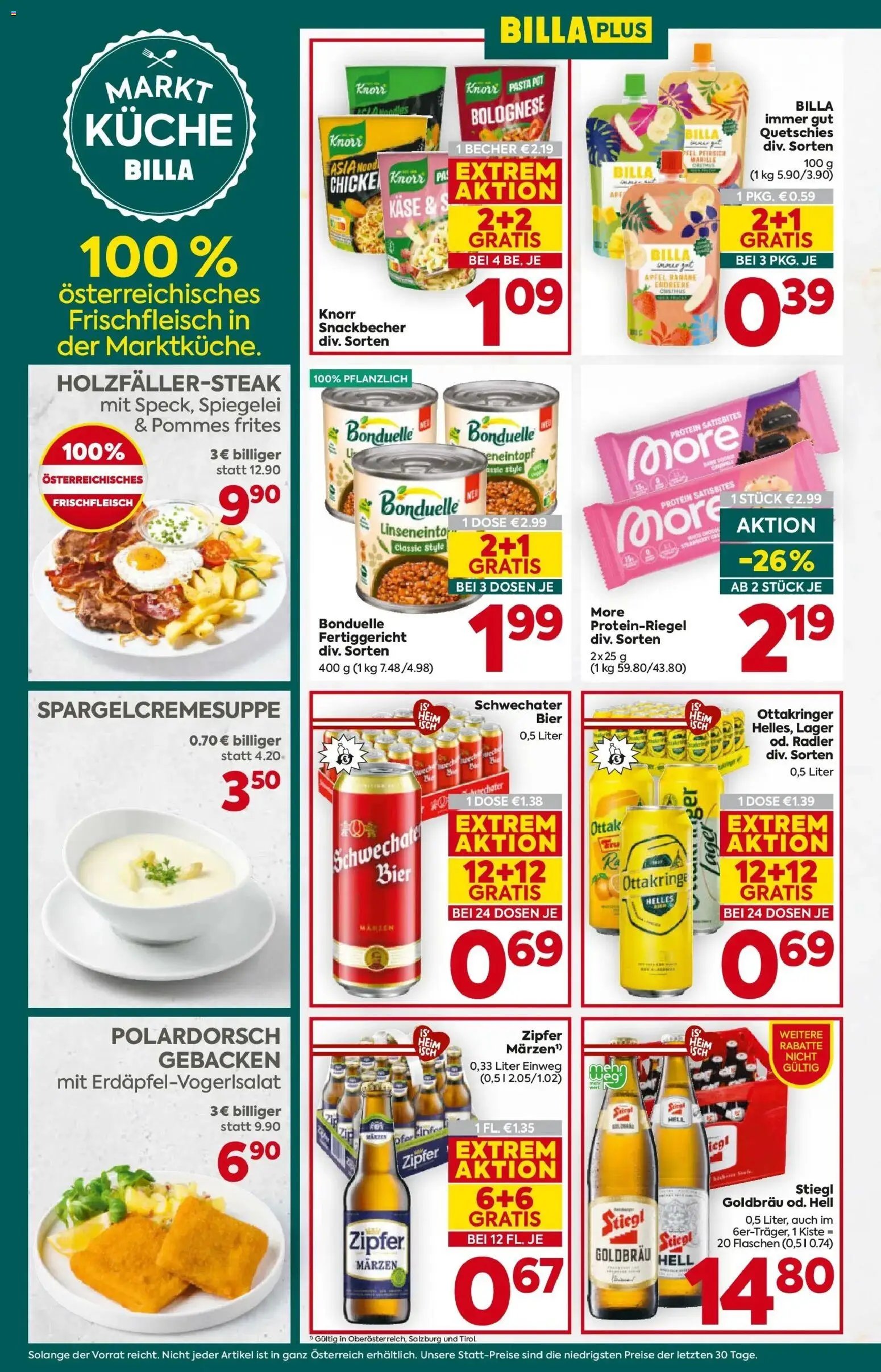 Billa Plus Flugblatt - Salzburg