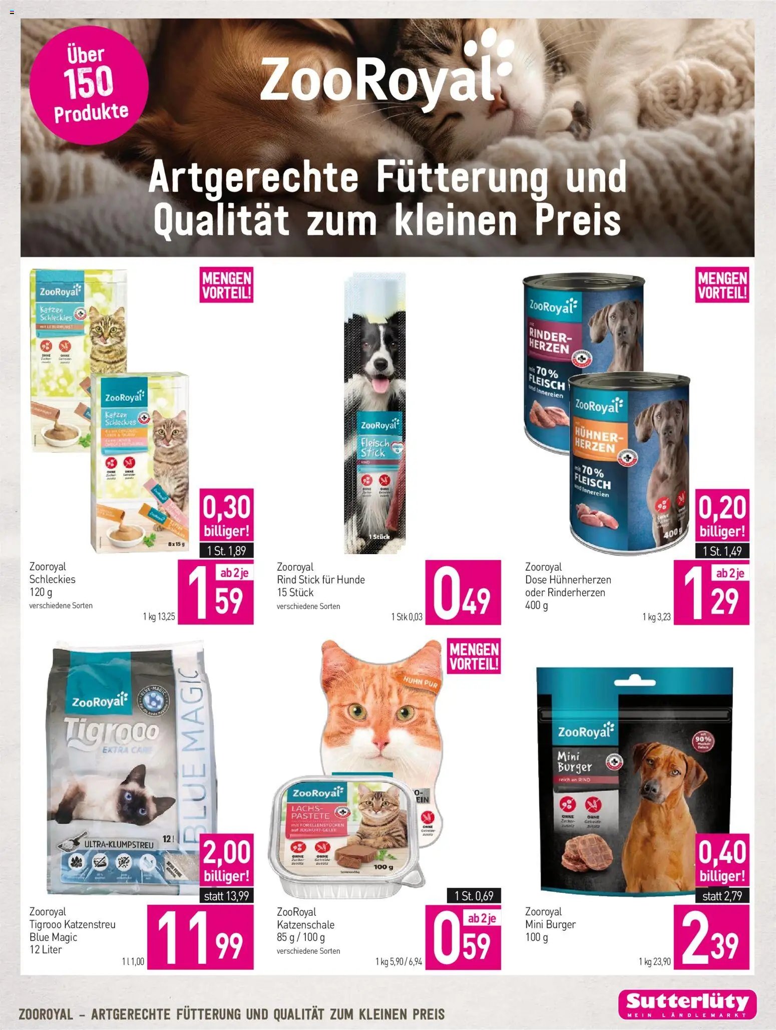 Sutterlüty Flugblatt