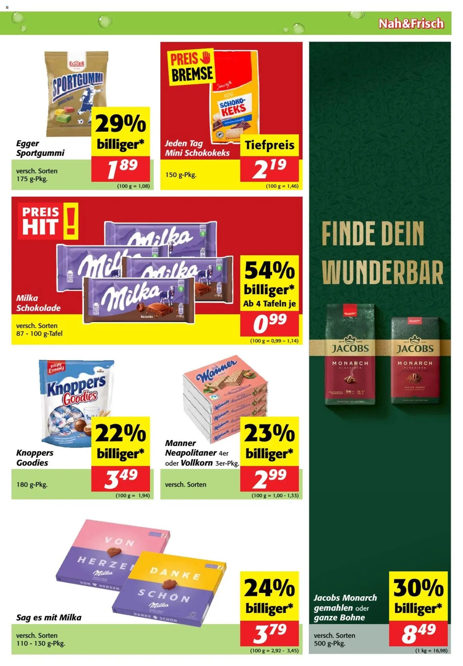 Nah und Frisch Flugblatt