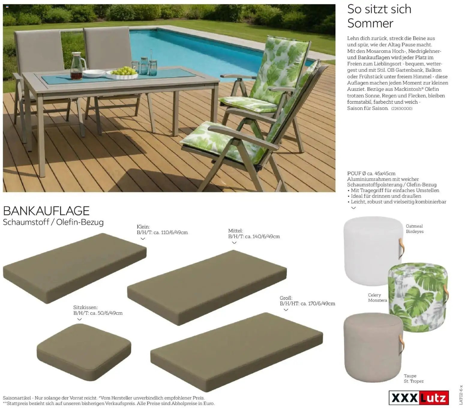 XXXLutz Gartenkatalog