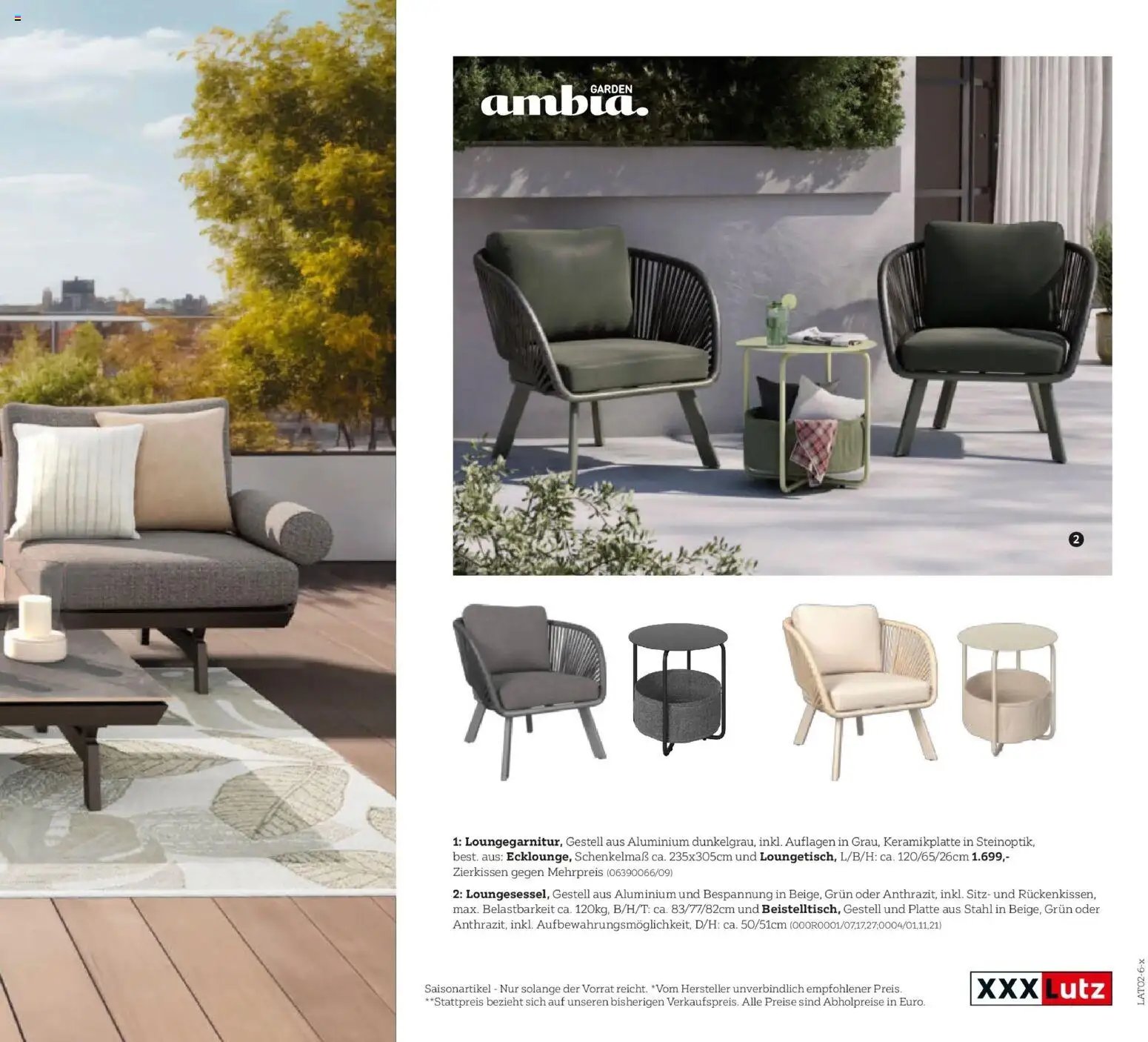 XXXLutz Gartenkatalog