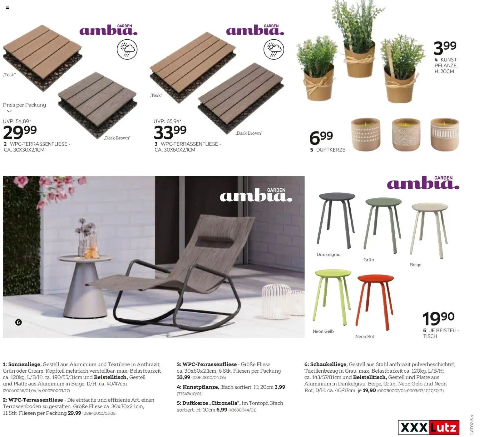 XXXLutz Gartenkatalog
