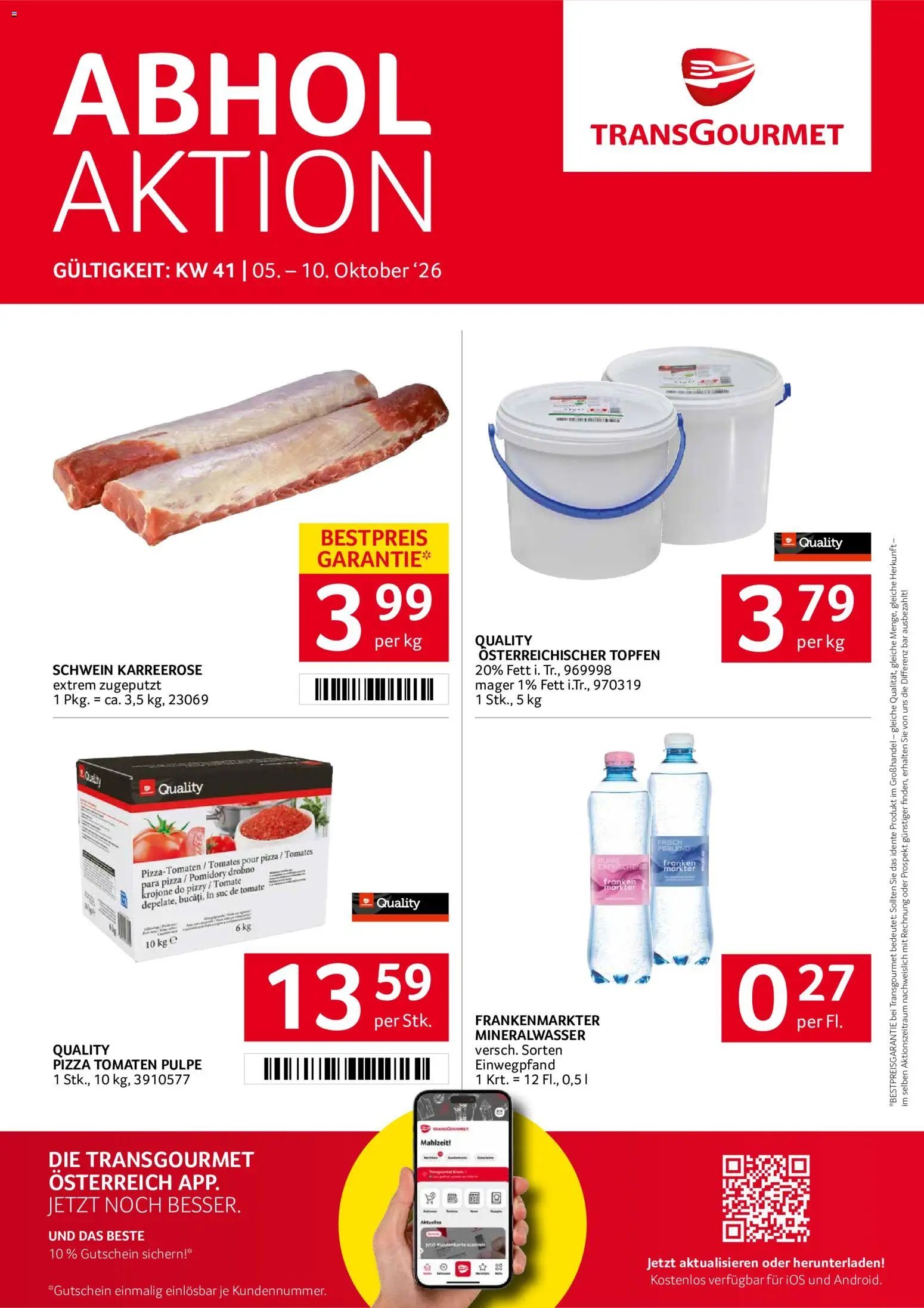 Transgourmet Flugblatt