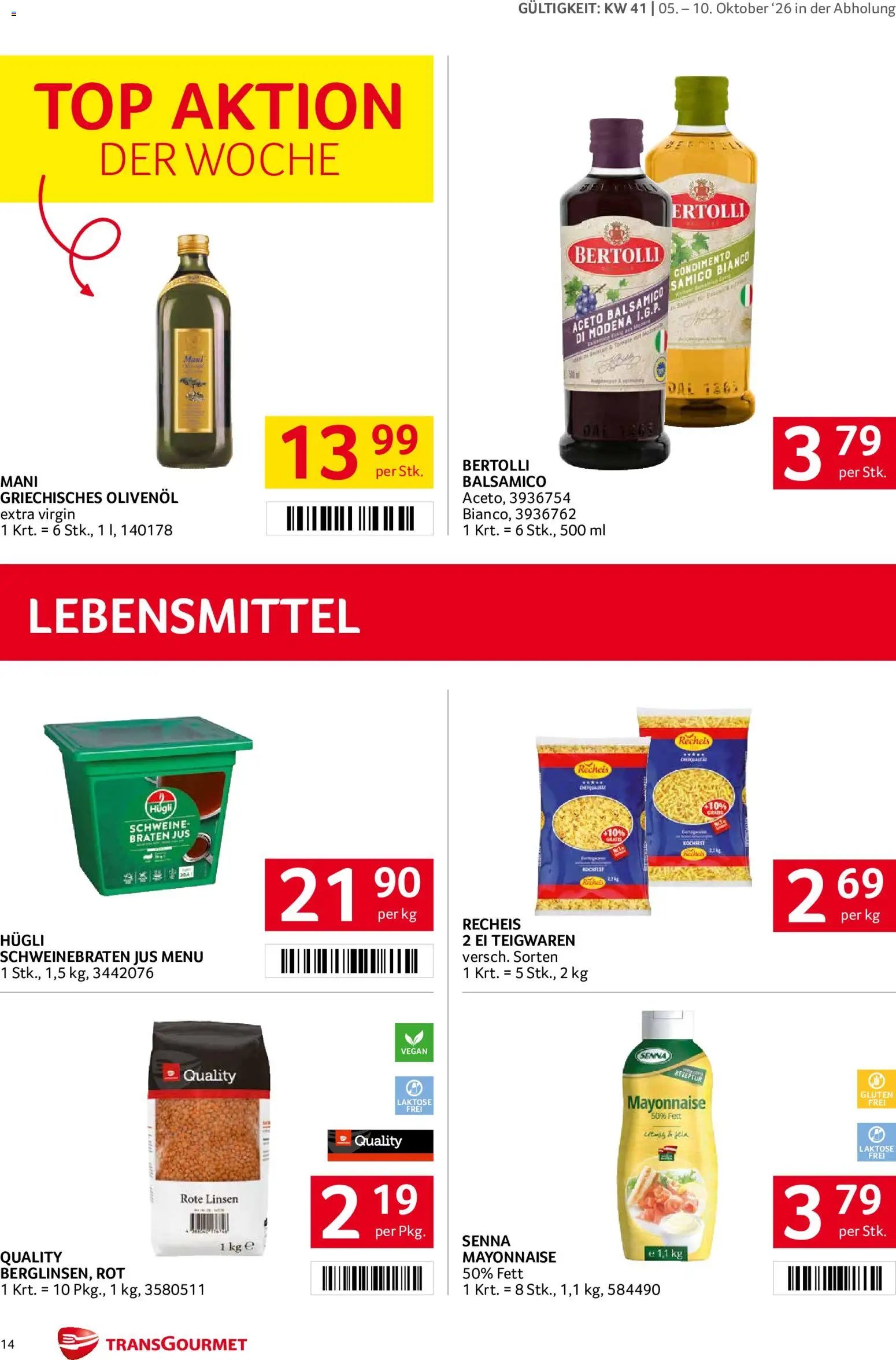 Transgourmet Flugblatt