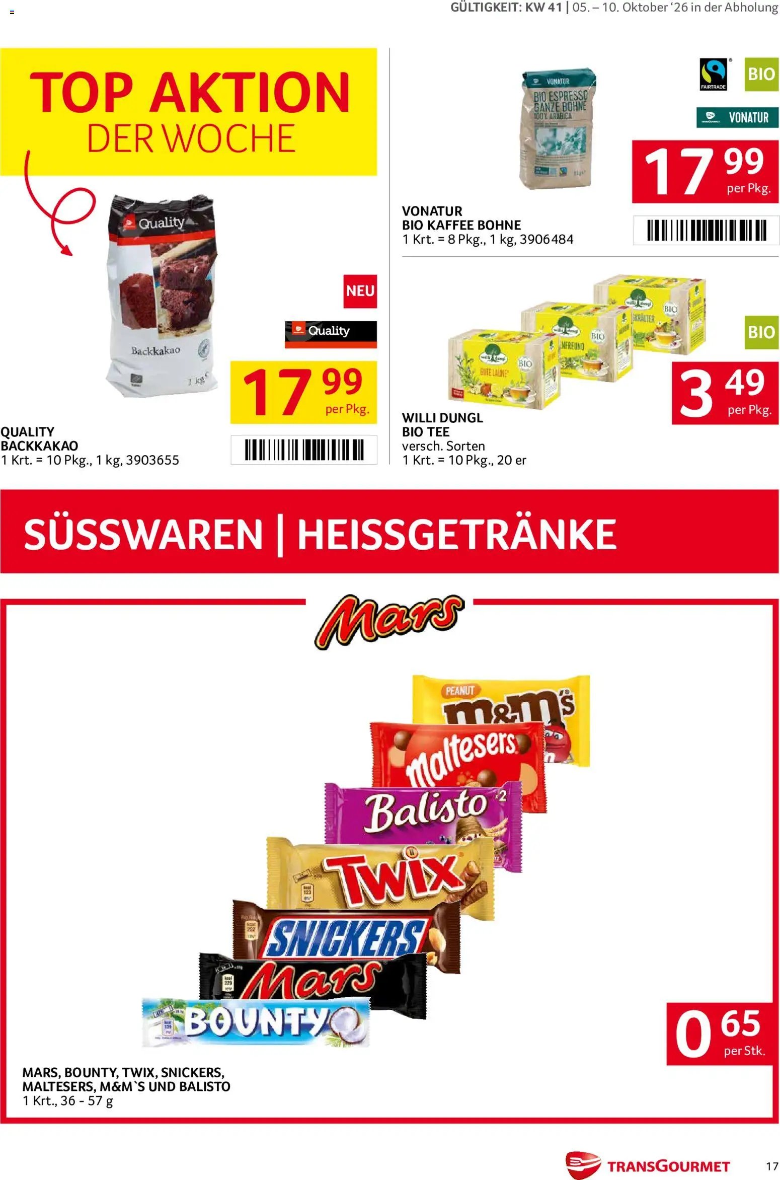 Transgourmet Flugblatt
