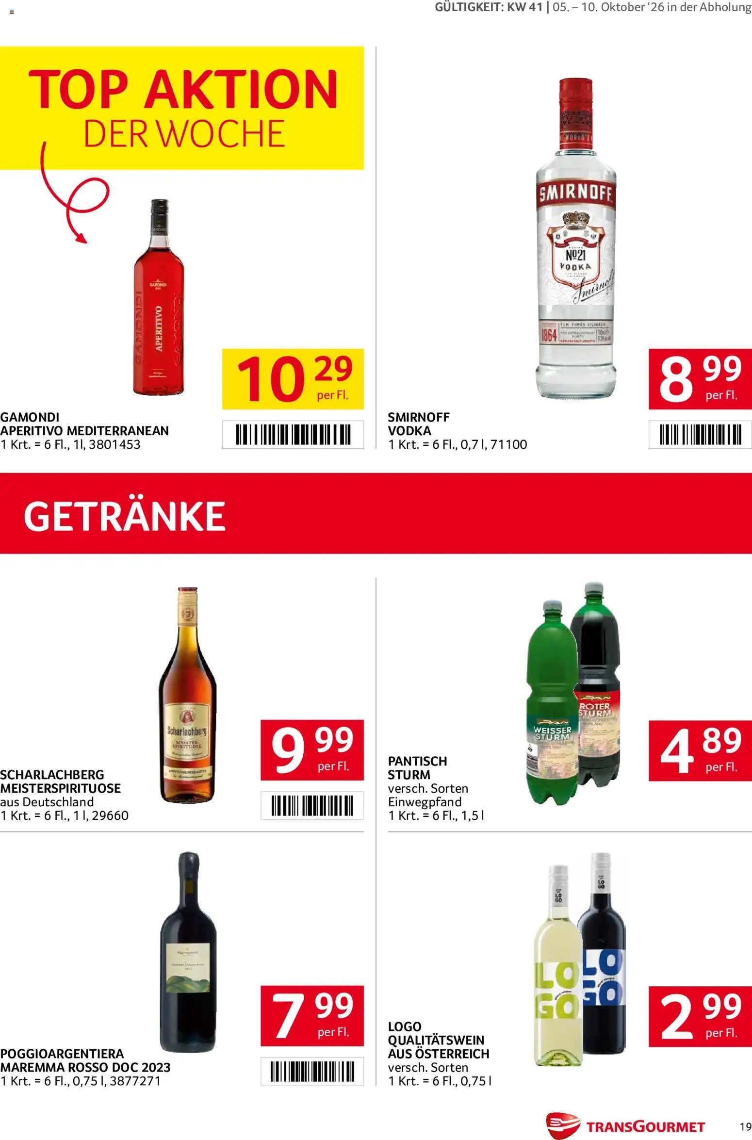 Transgourmet Flugblatt