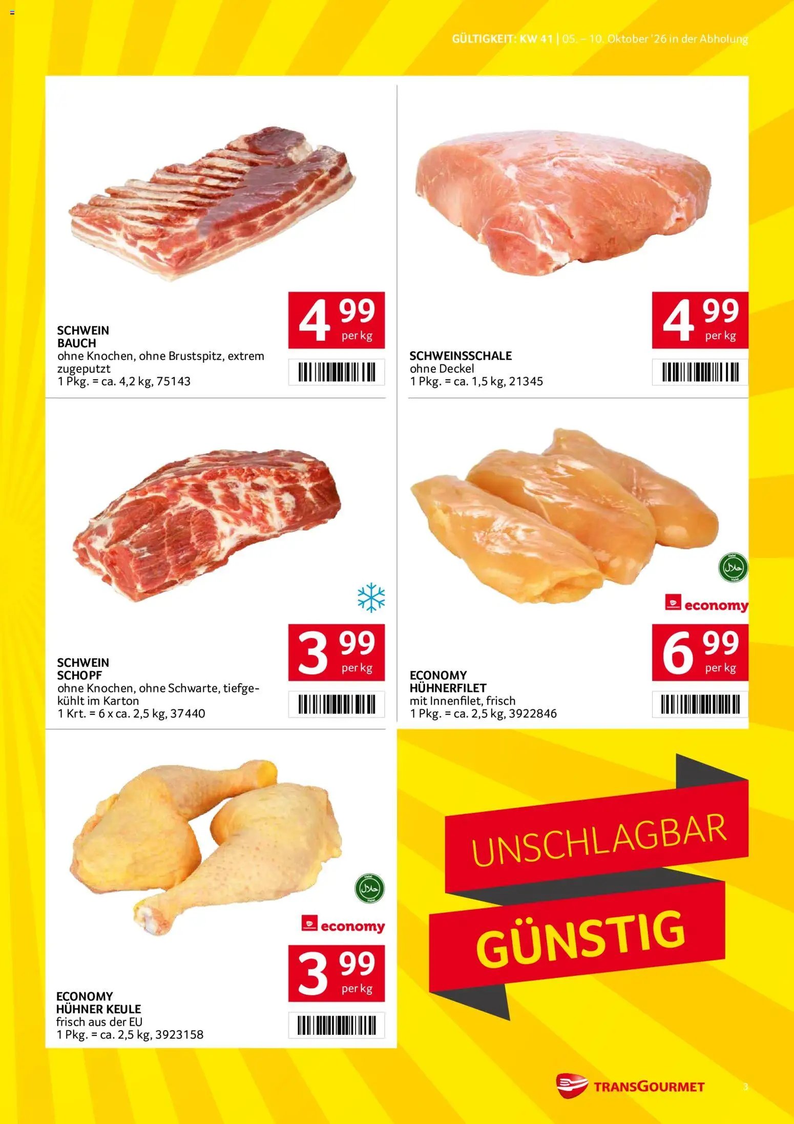 Transgourmet Flugblatt