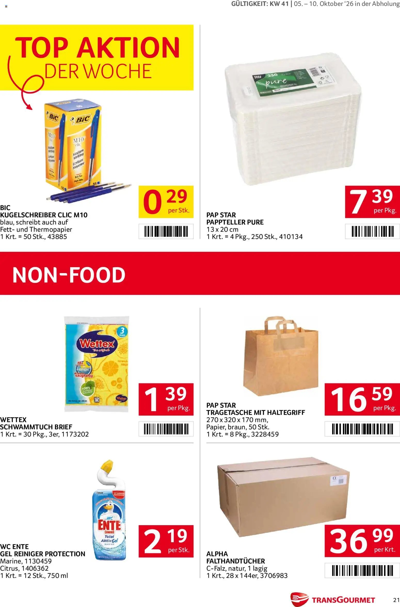 Transgourmet Flugblatt