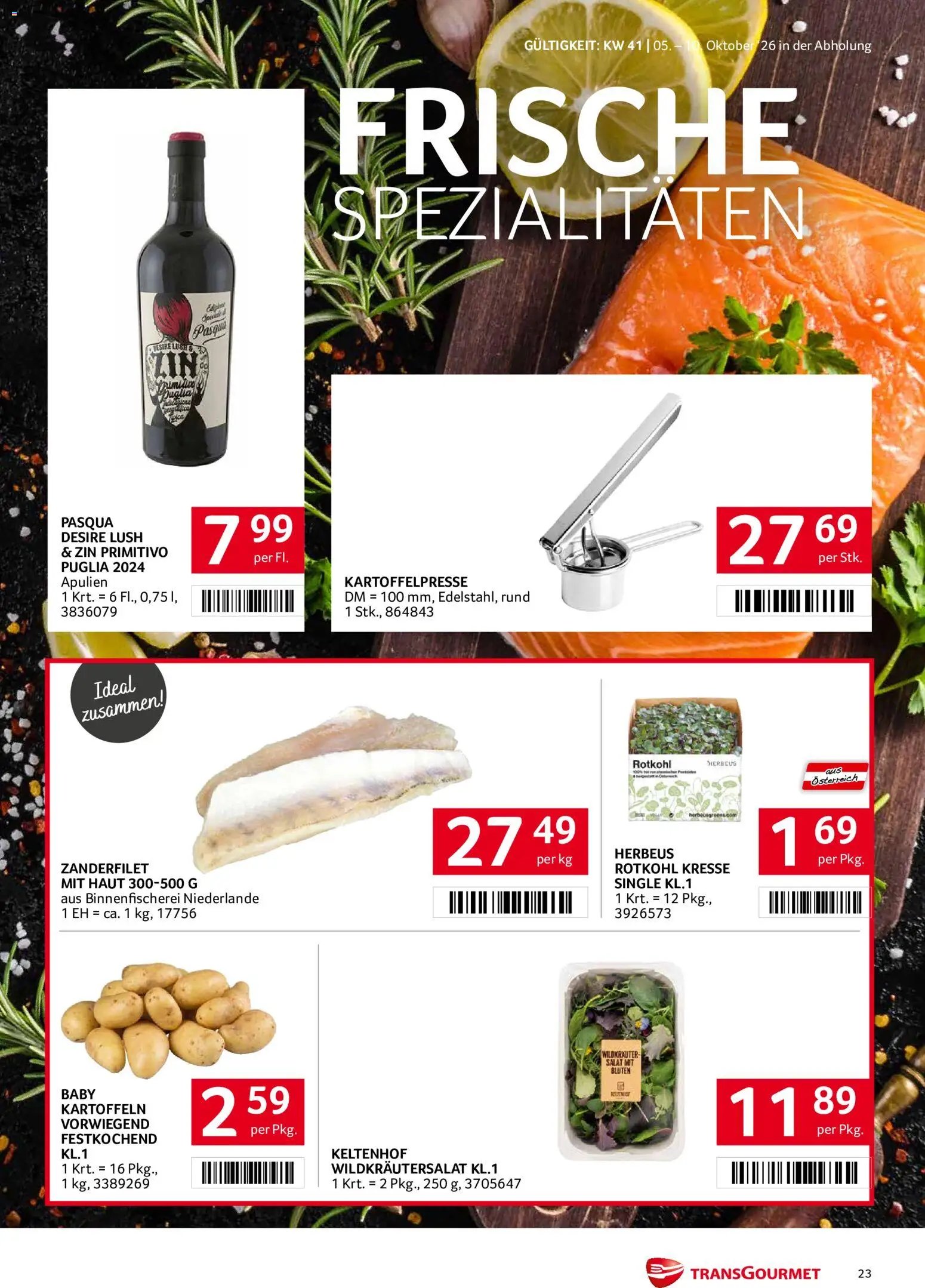 Transgourmet Flugblatt
