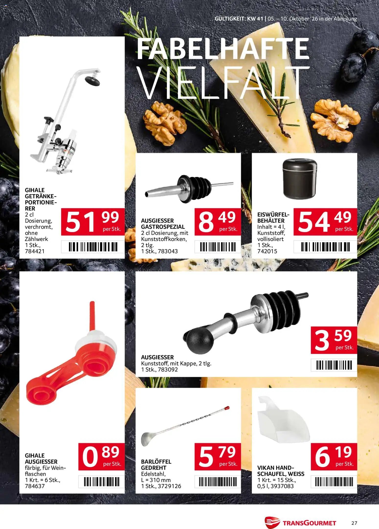 Transgourmet Flugblatt