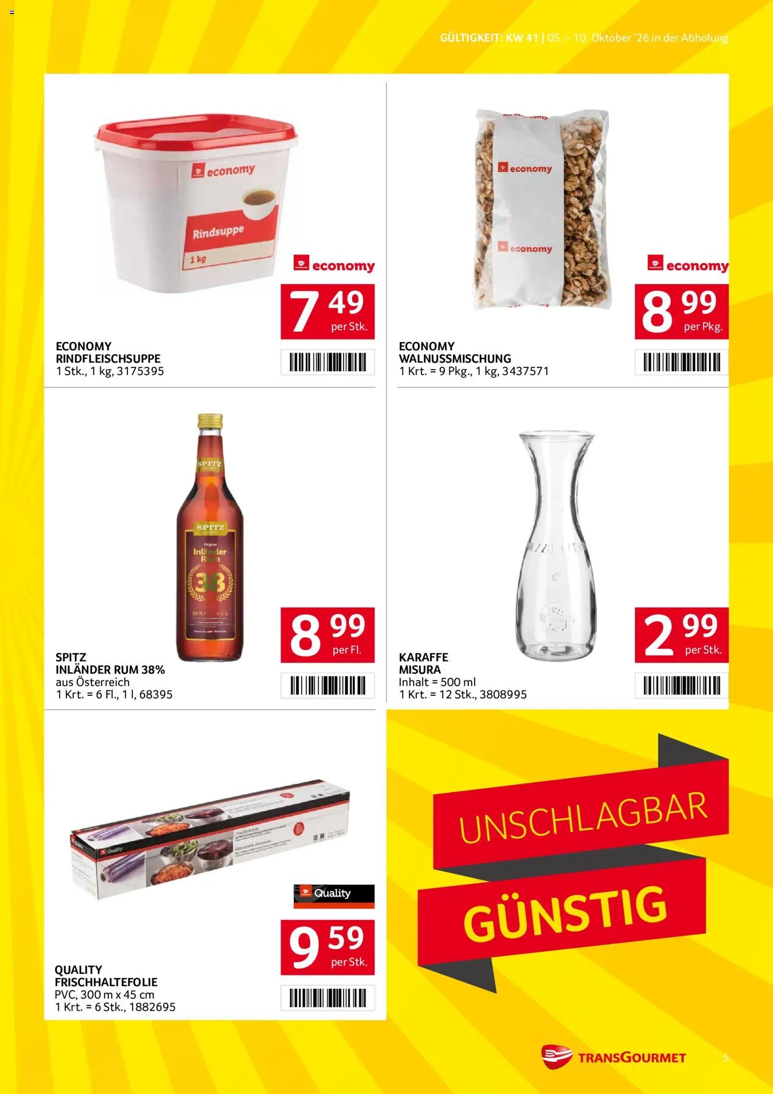 Transgourmet Flugblatt