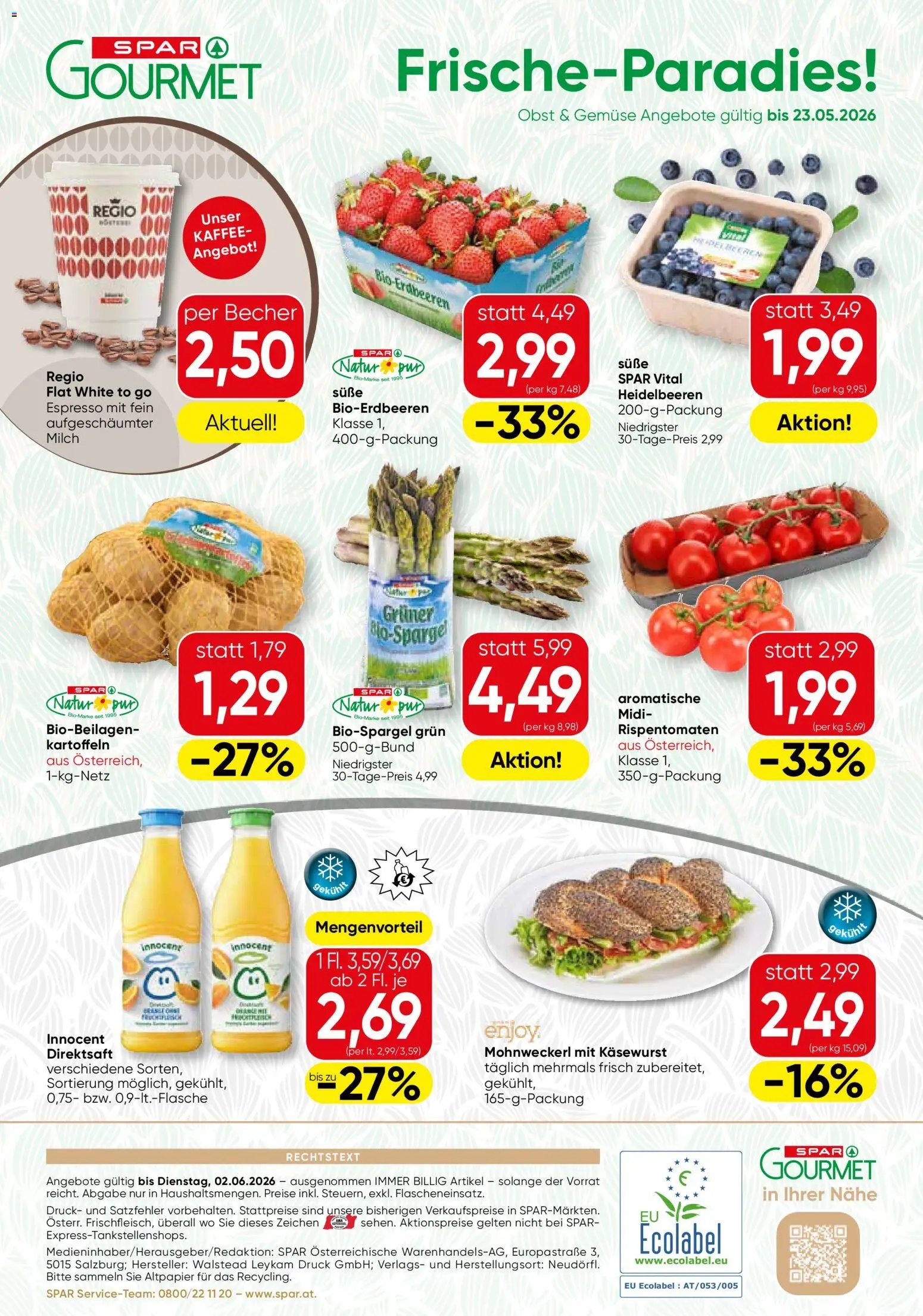 SPAR Gourmet Flugblatt