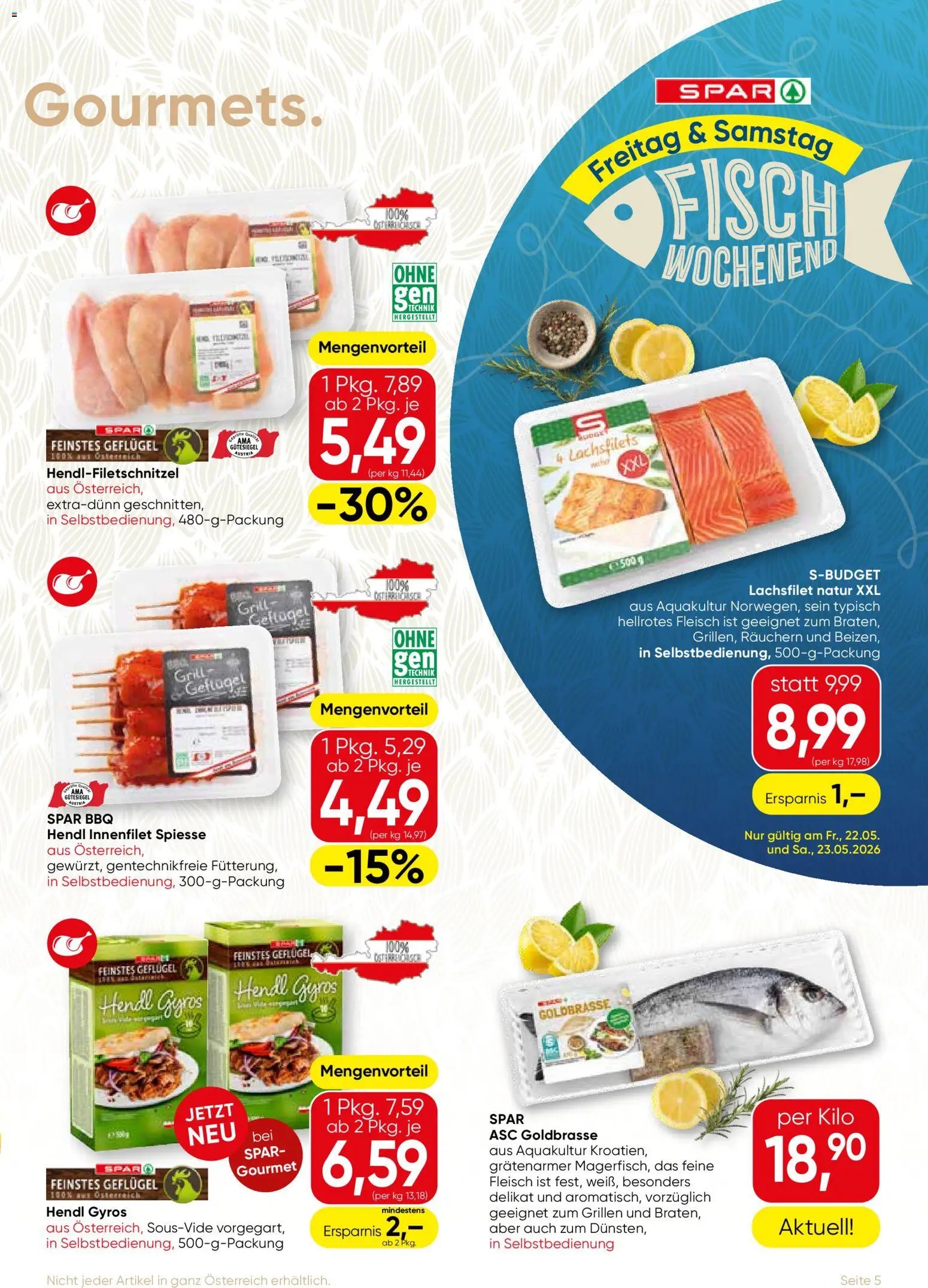 SPAR Gourmet Flugblatt