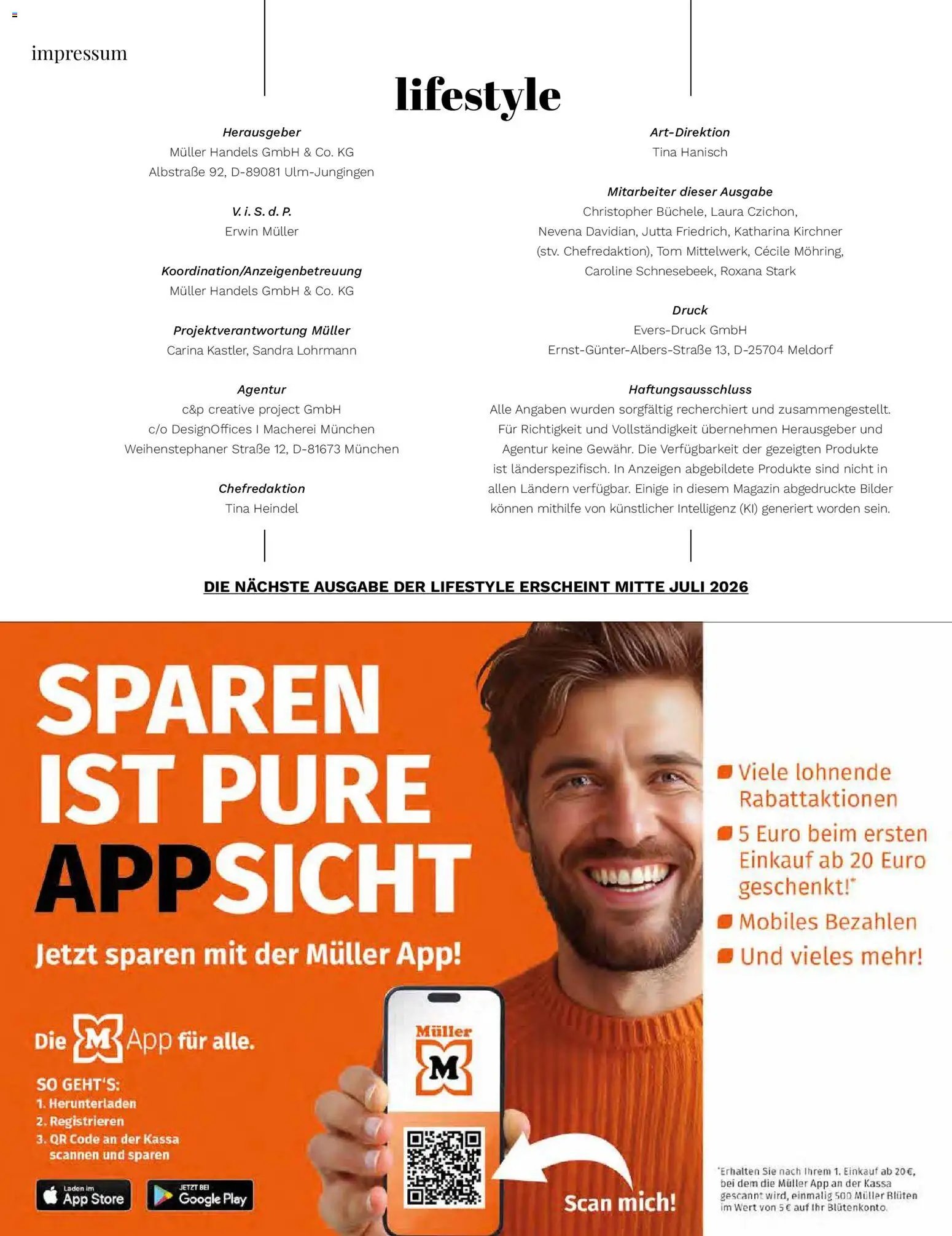 Müller Magazine Lifestyle 3/26